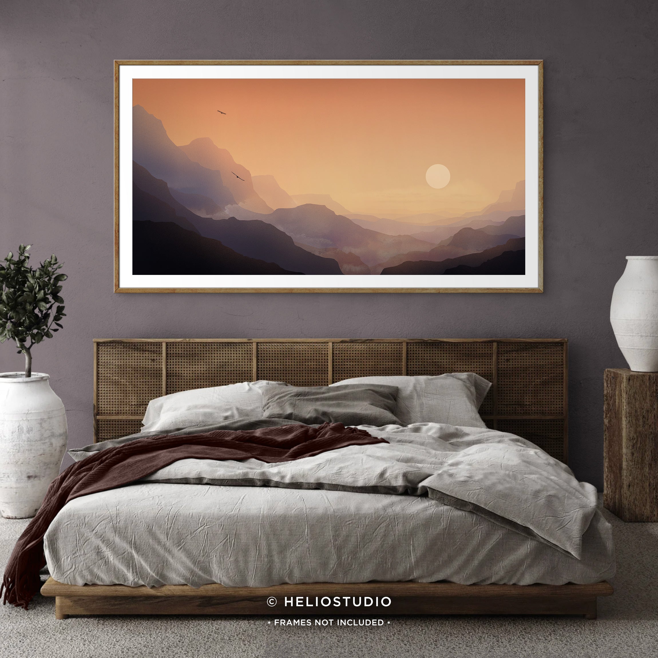 Eagle Canyon Sunset – Panoramic Art Print