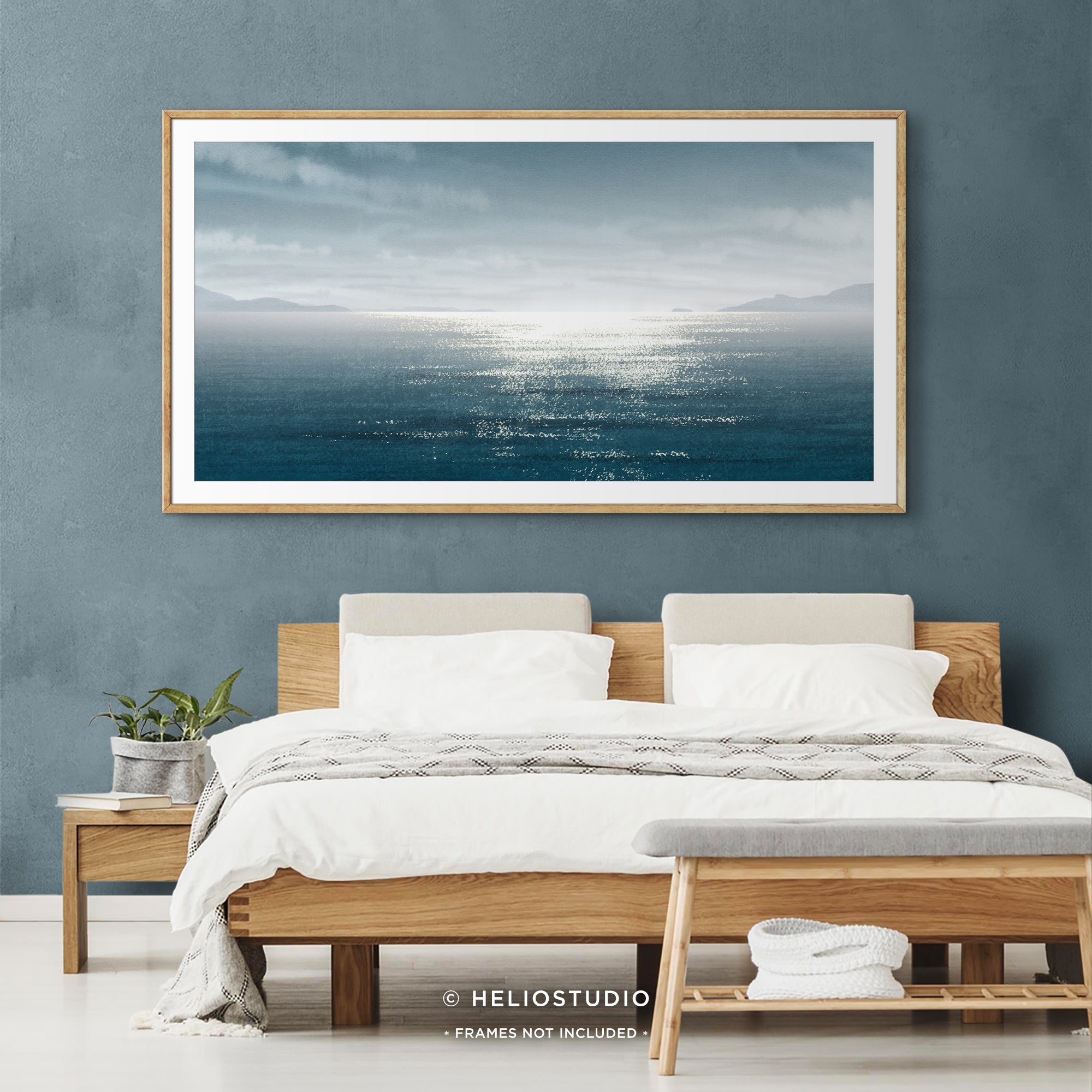Shimmer Bay – Panoramic Art Print