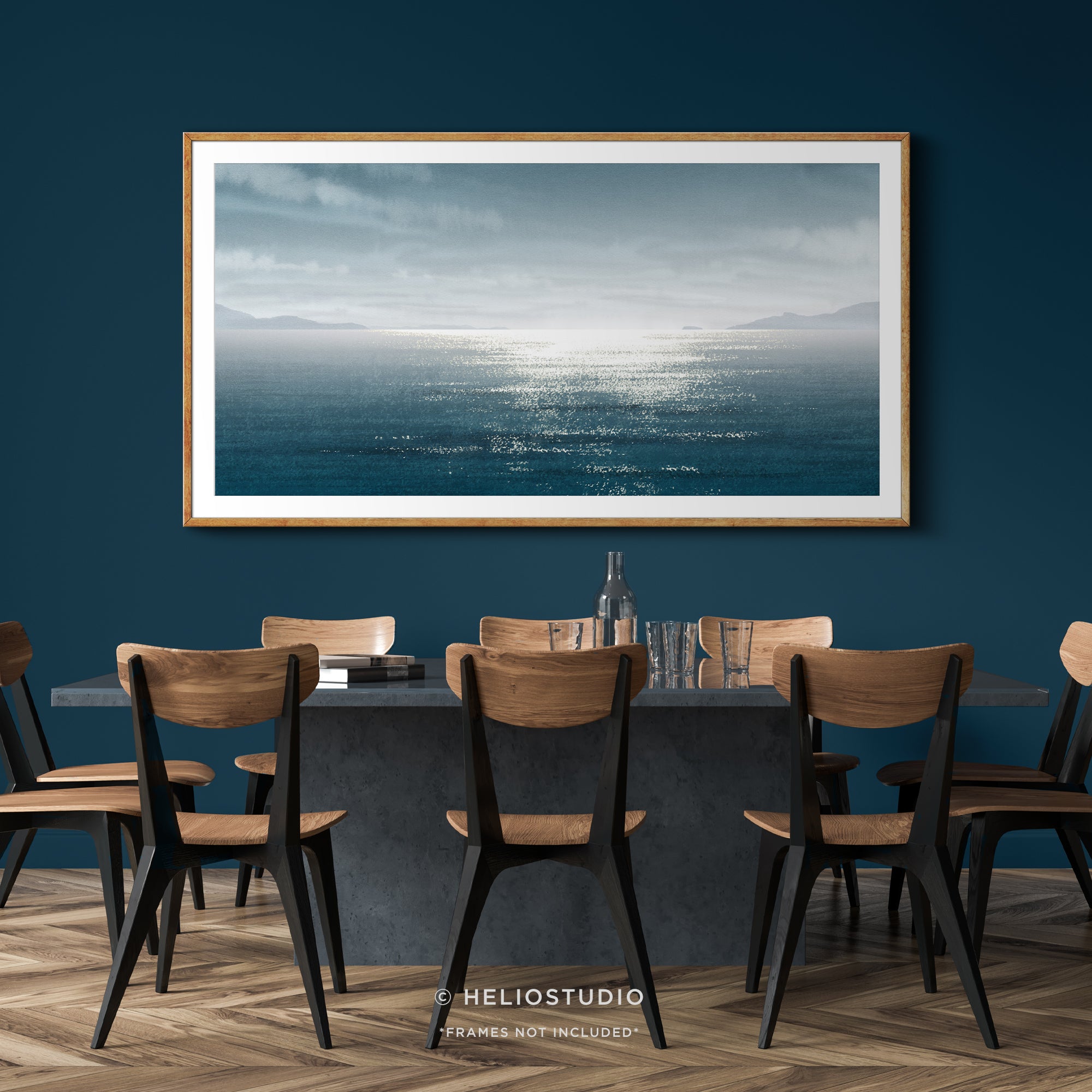 Shimmer Bay – Panoramic Art Print