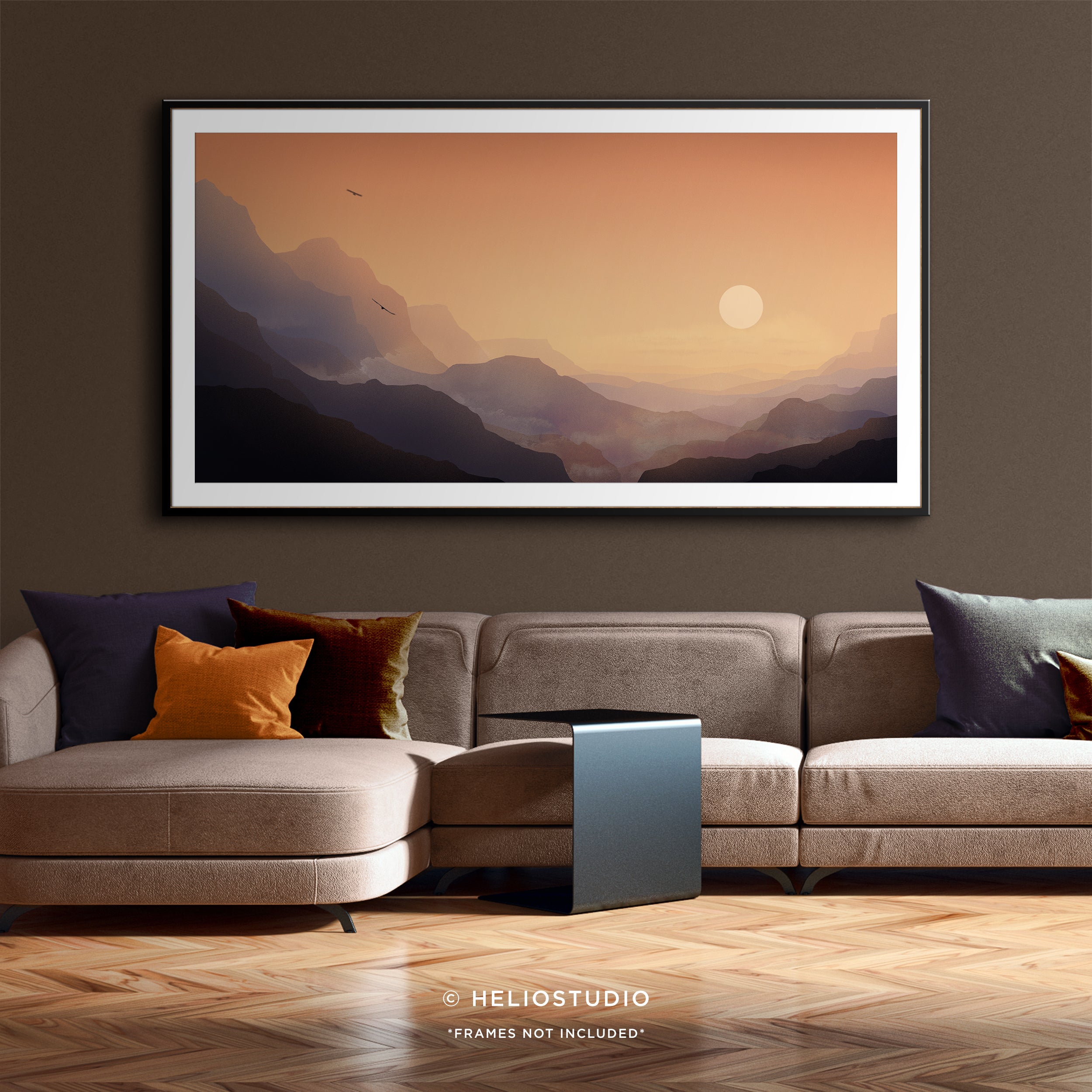Eagle Canyon Sunset – Panoramic Art Print