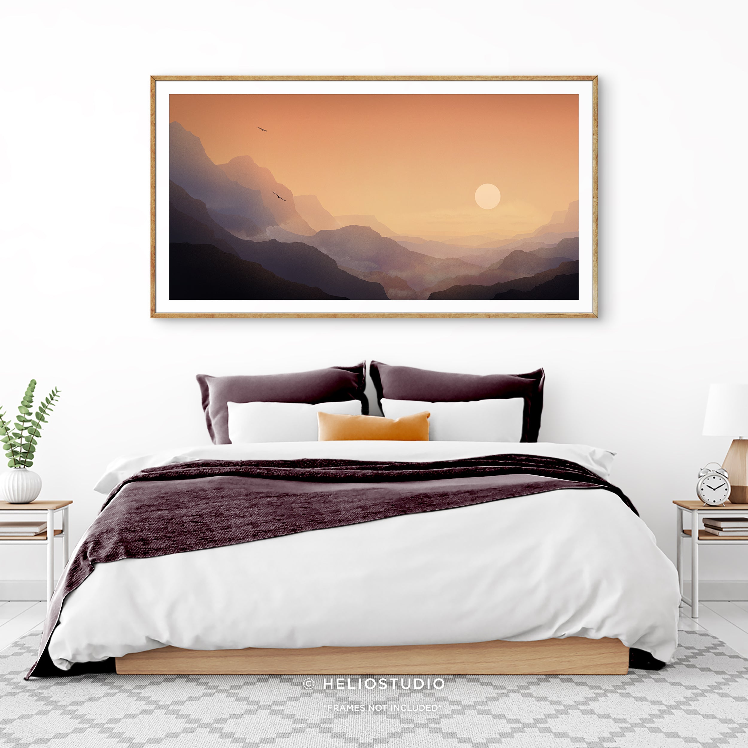 Eagle Canyon Sunset – Panoramic Art Print
