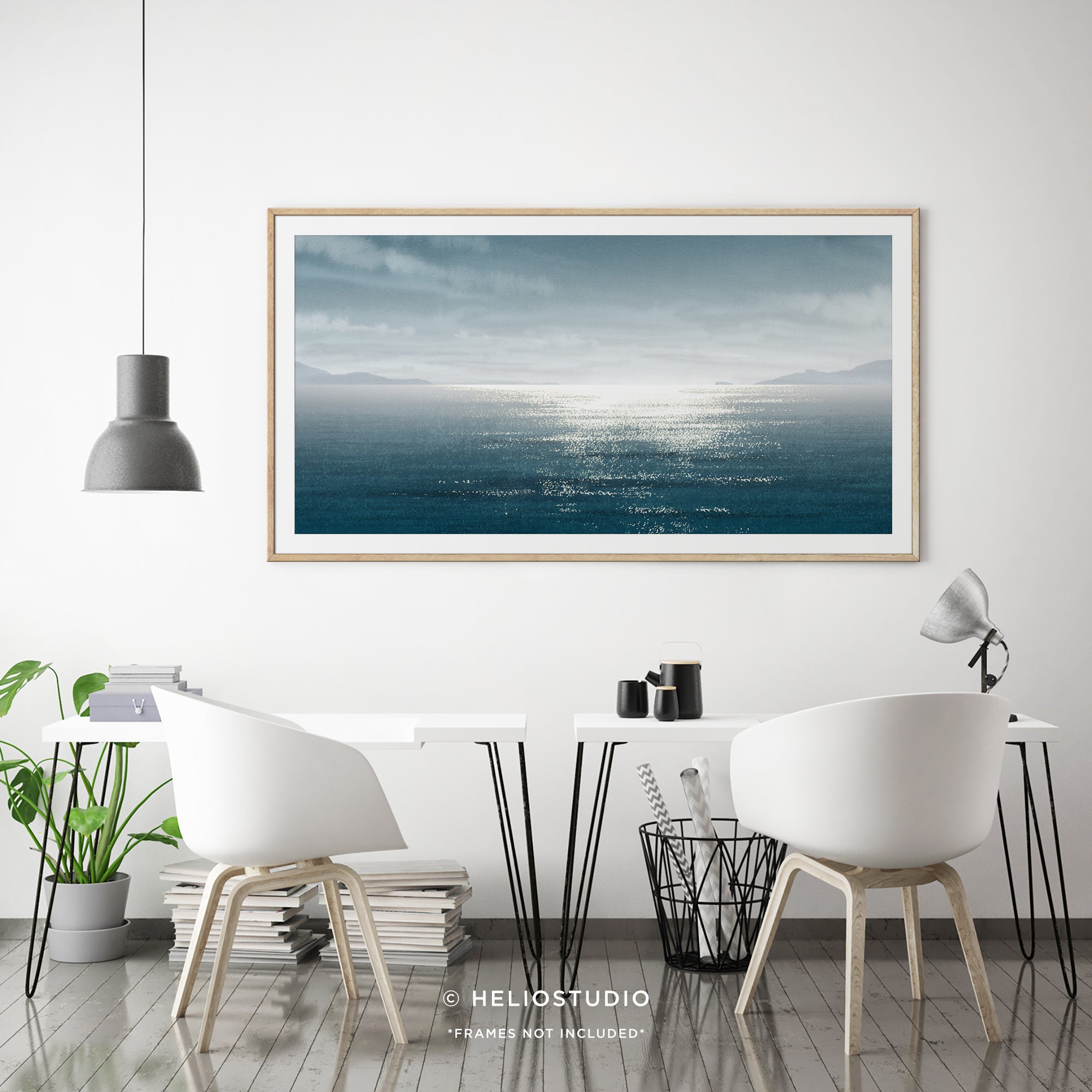 Shimmer Bay – Panoramic Art Print