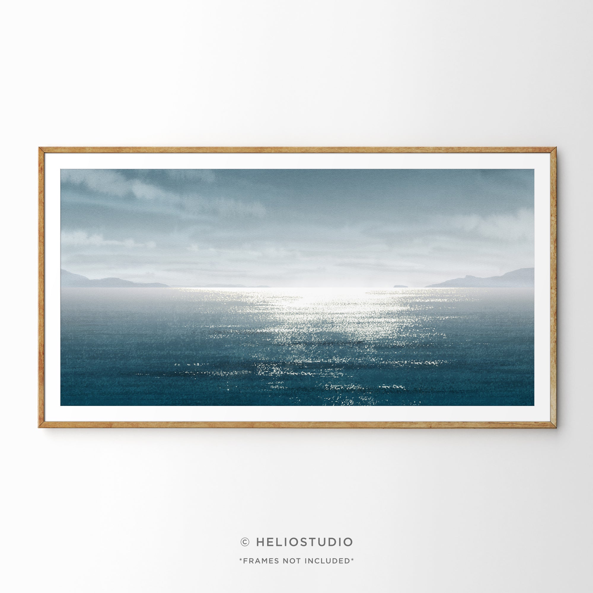 Shimmer Bay – Panoramic Art Print