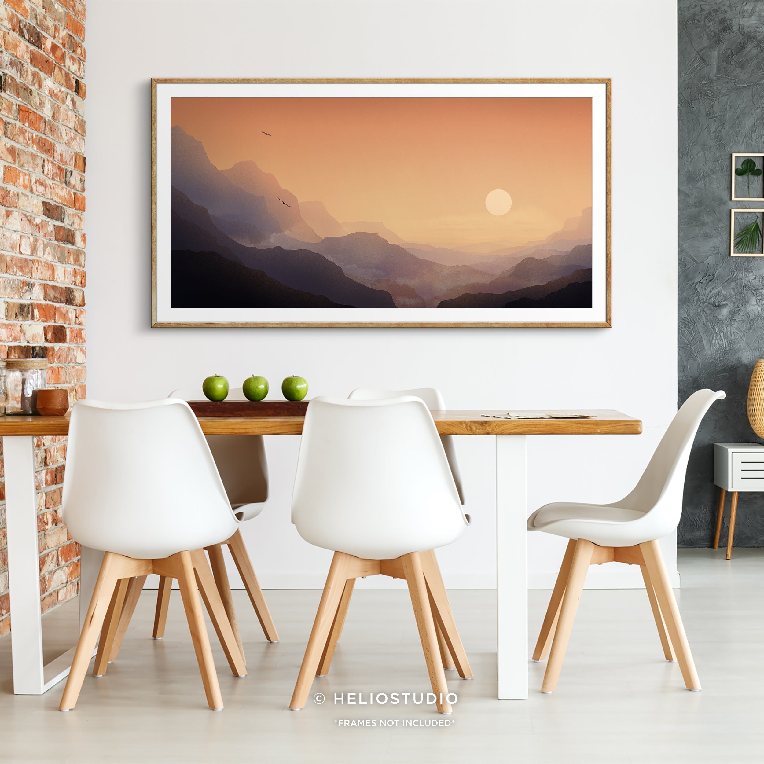 Eagle Canyon Sunset – Panoramic Art Print