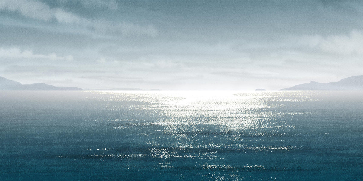Abstract Coastal Landscape – Art Print