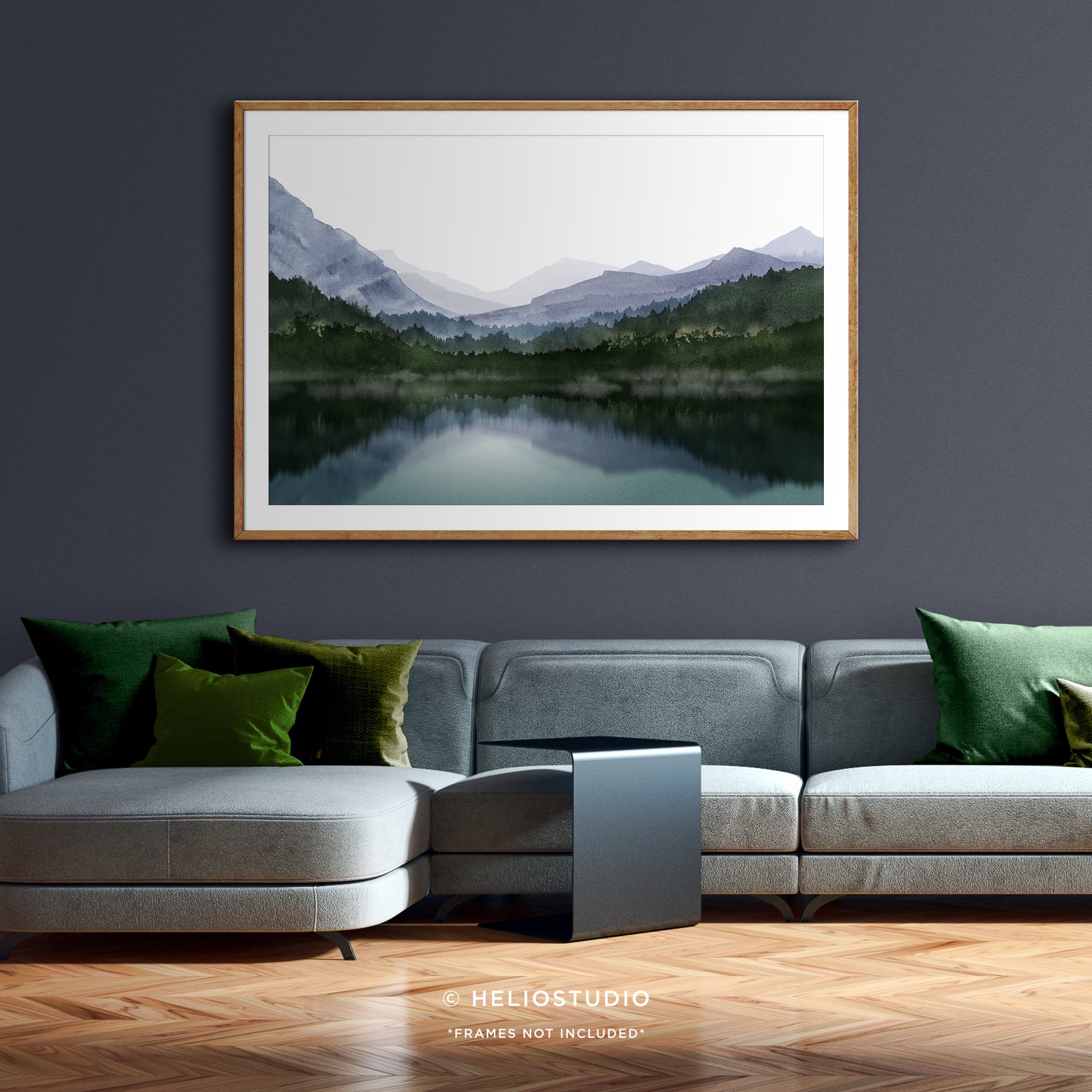 Mountain Lake Reflection – Art Print