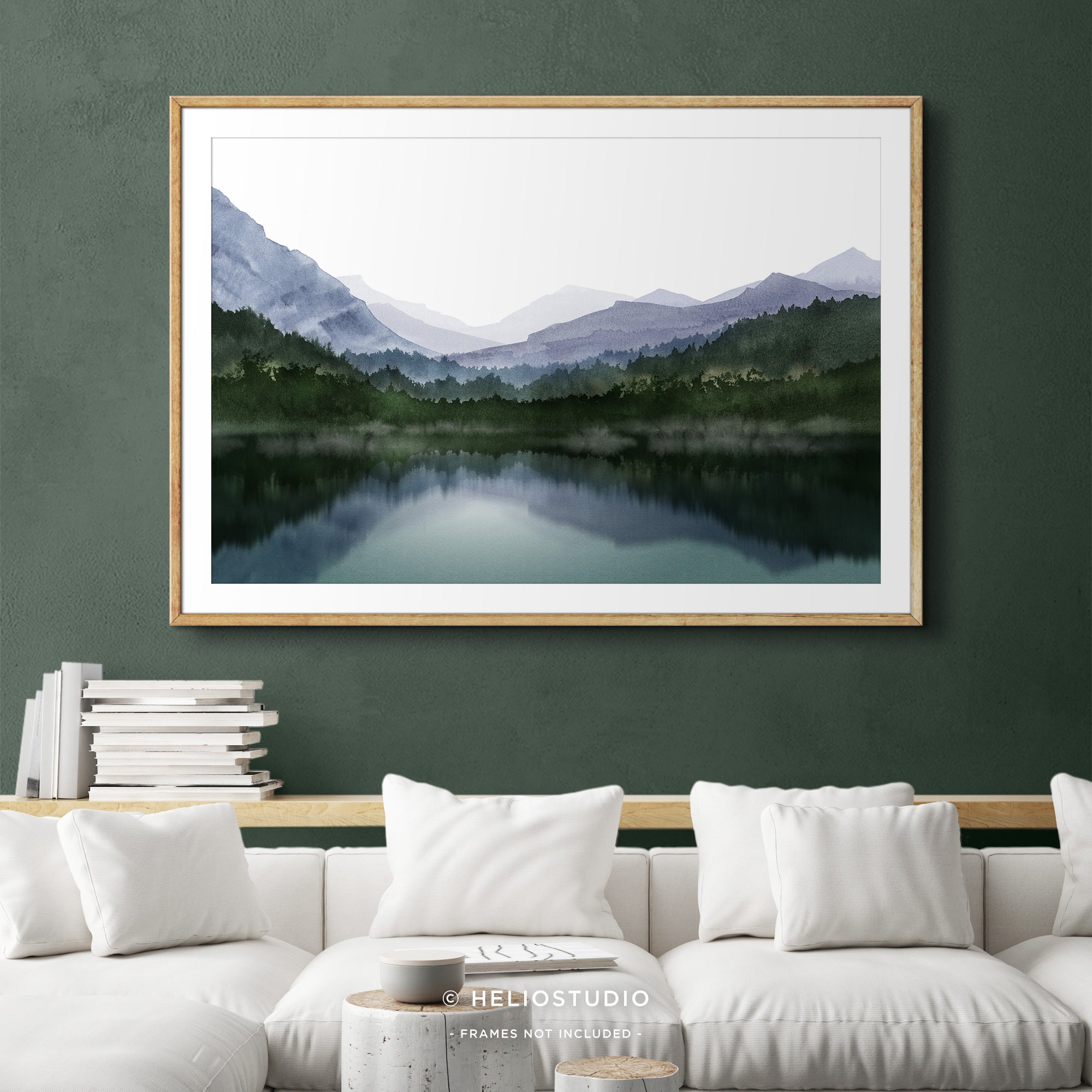 Mountain Lake Reflection – Art Print