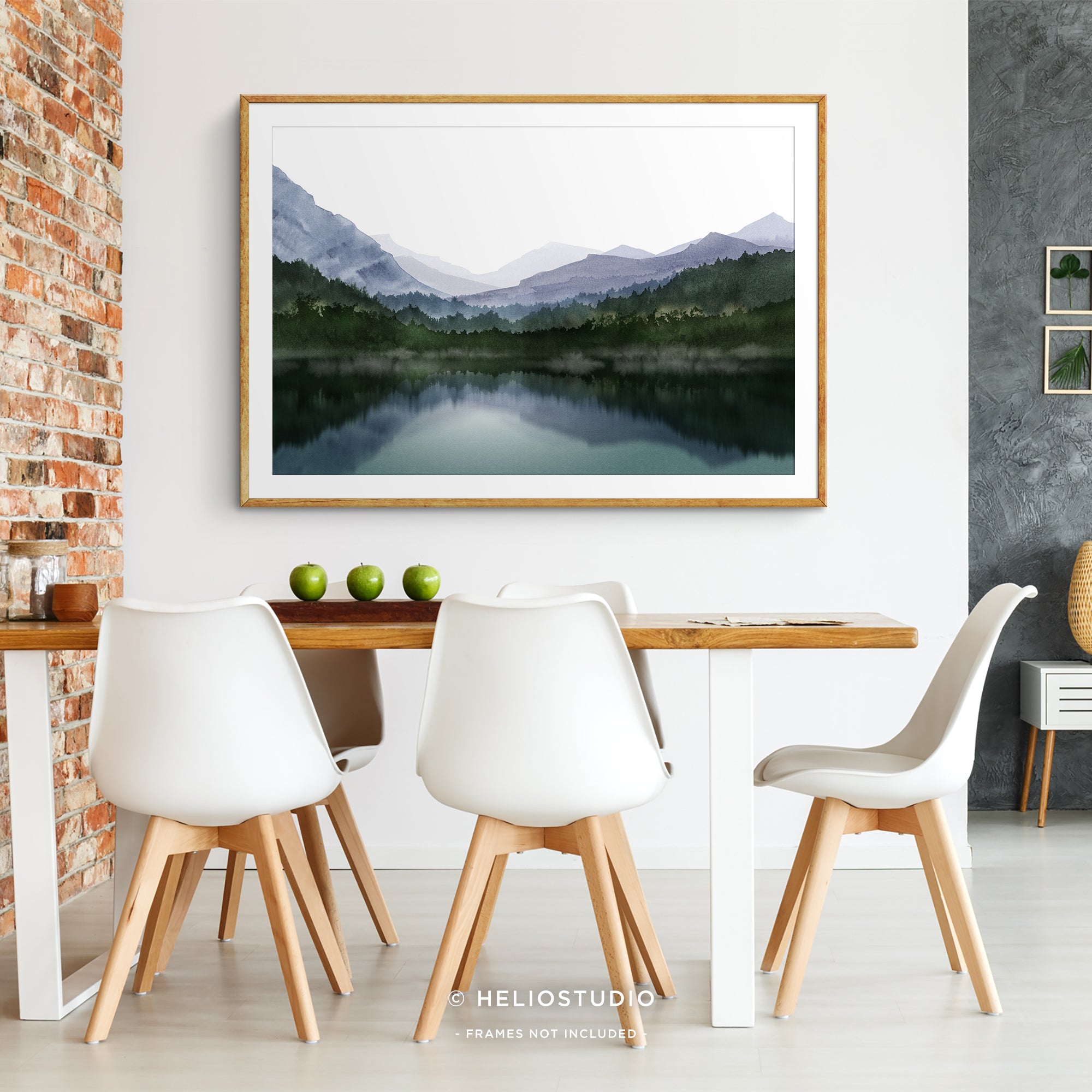 Mountain Lake Reflection – Art Print