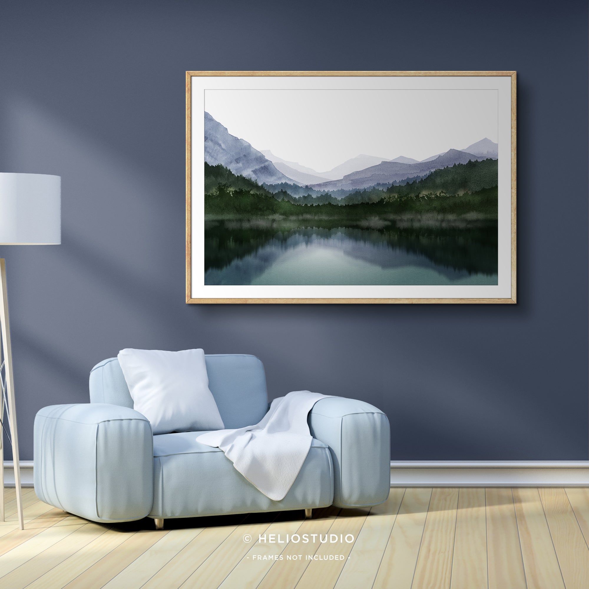 Mountain Lake Reflection – Art Print