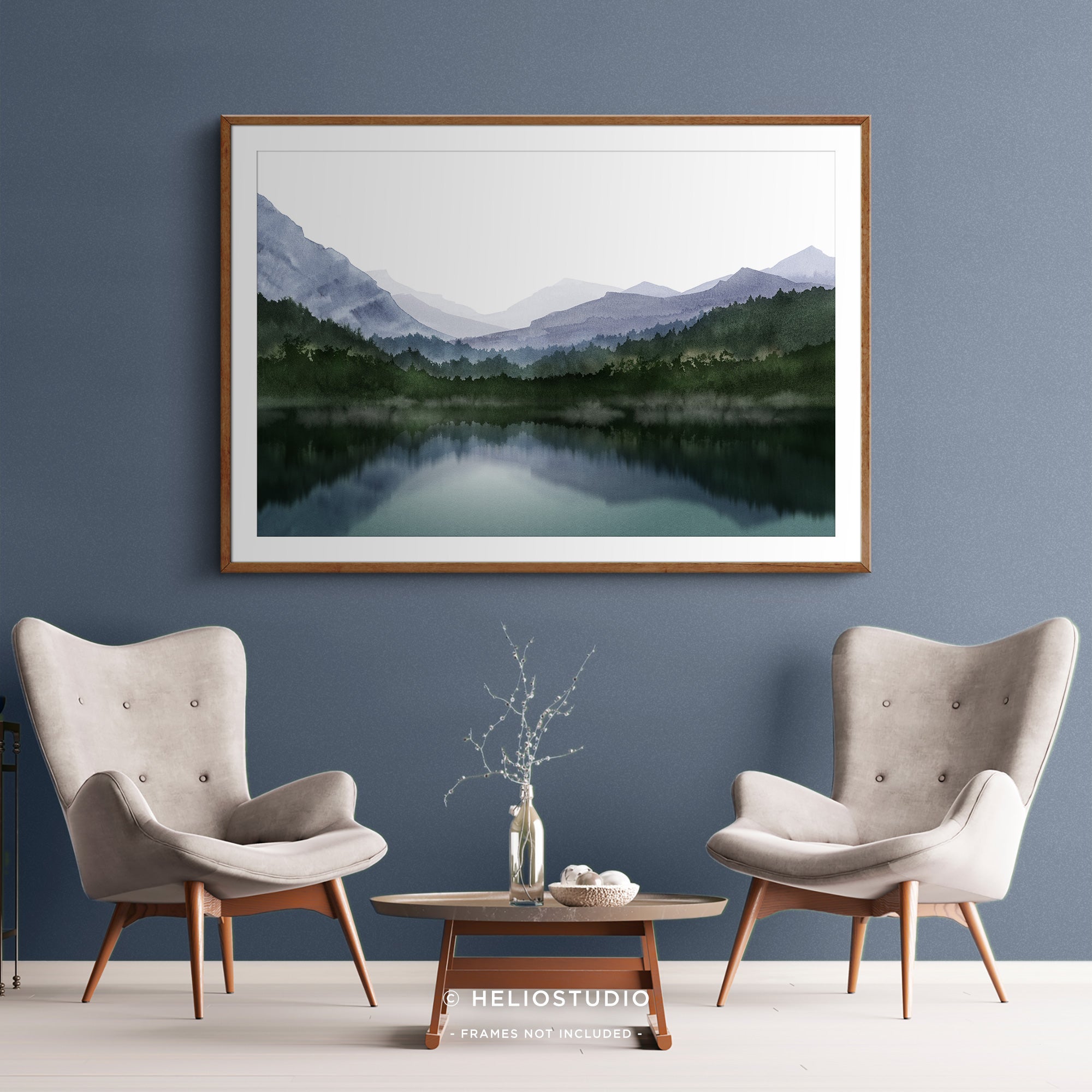 Mountain Lake Reflection – Art Print