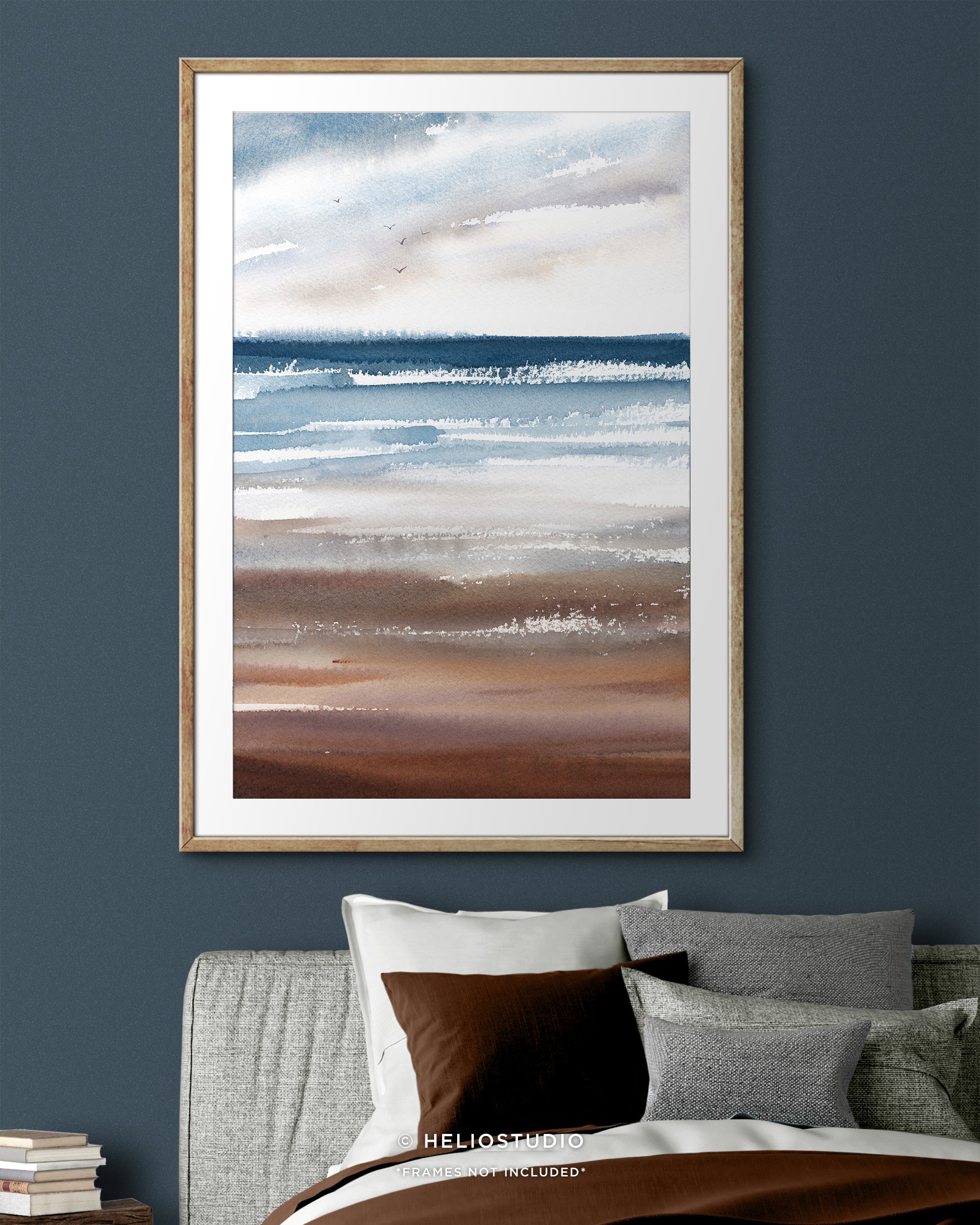 Abstract Coastal Landscape – Art Print