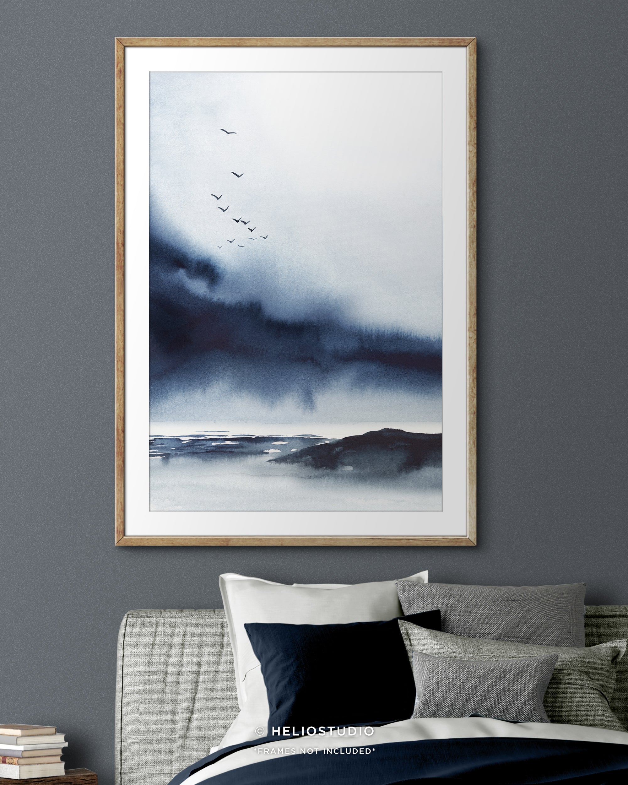 Stormy Beach – Art Print