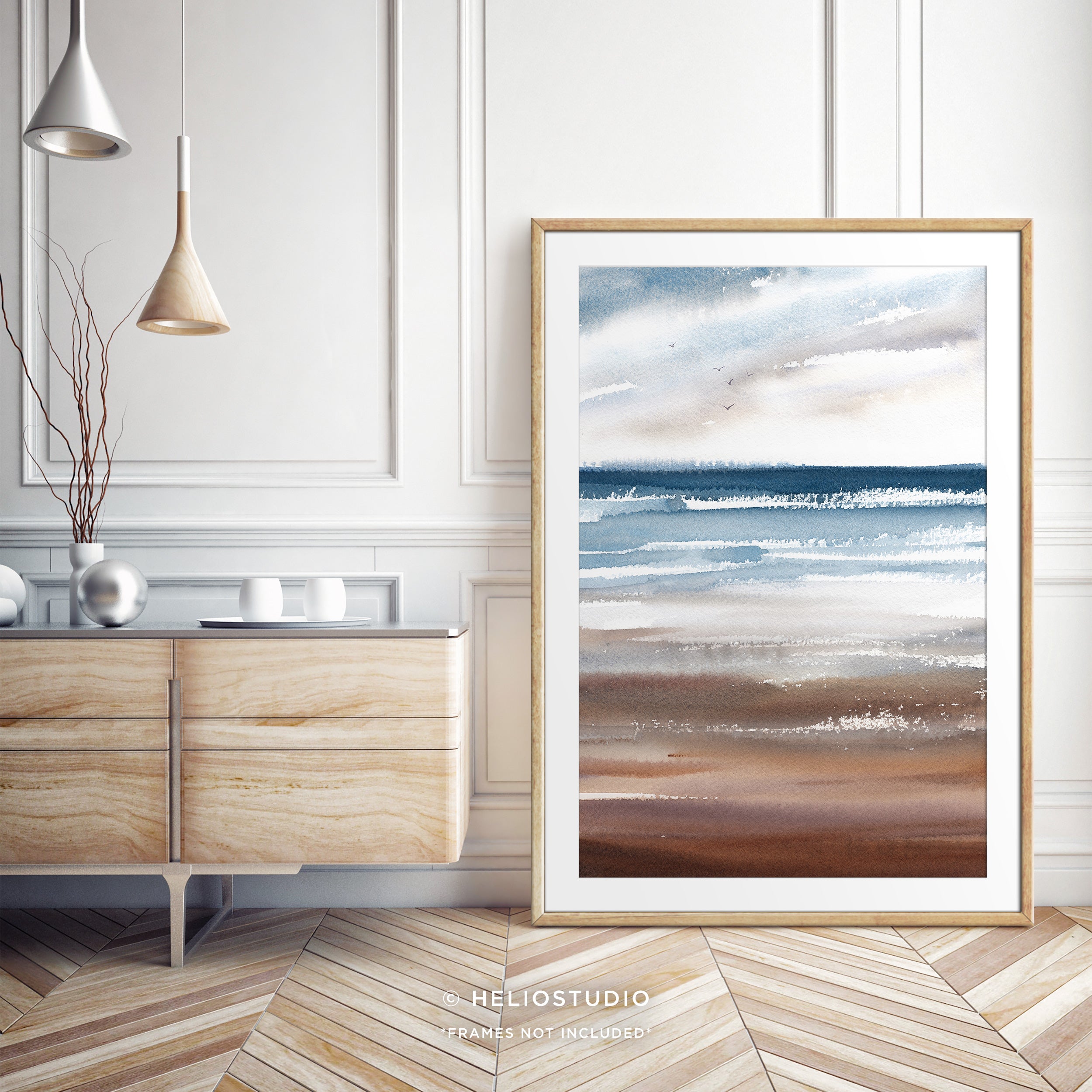 Abstract Coastal Landscape – Art Print