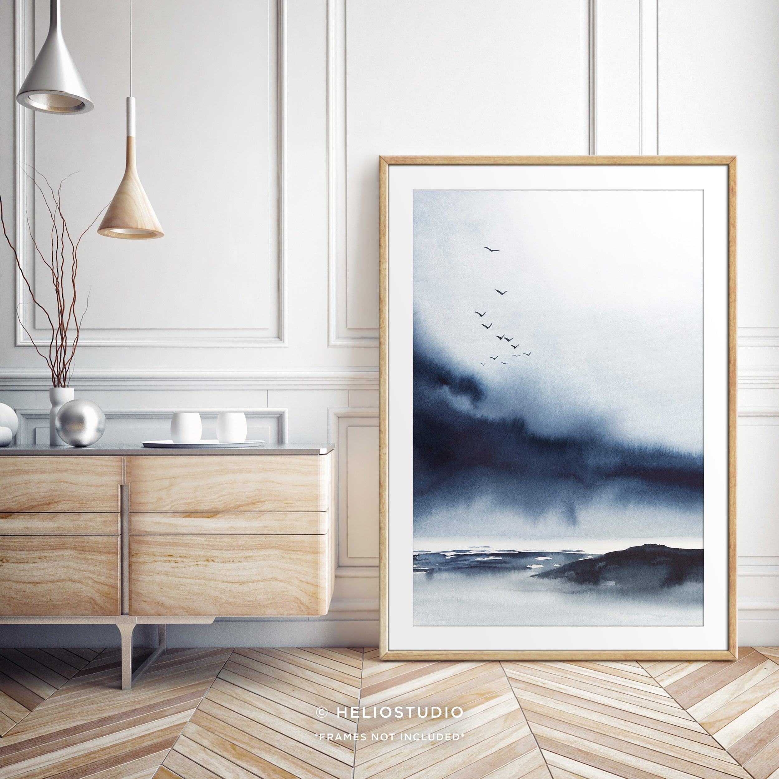 Stormy Beach – Art Print