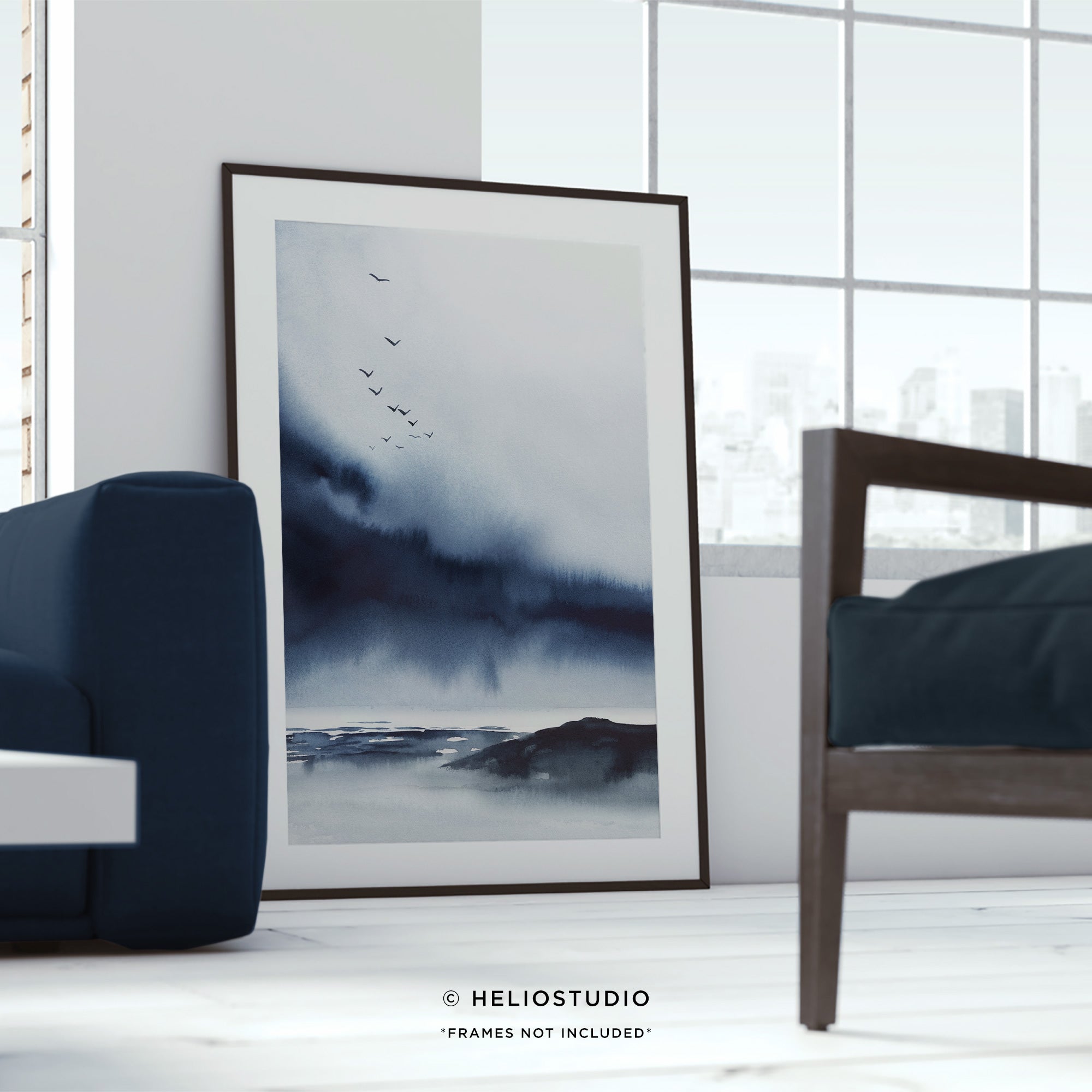 Stormy Beach – Art Print