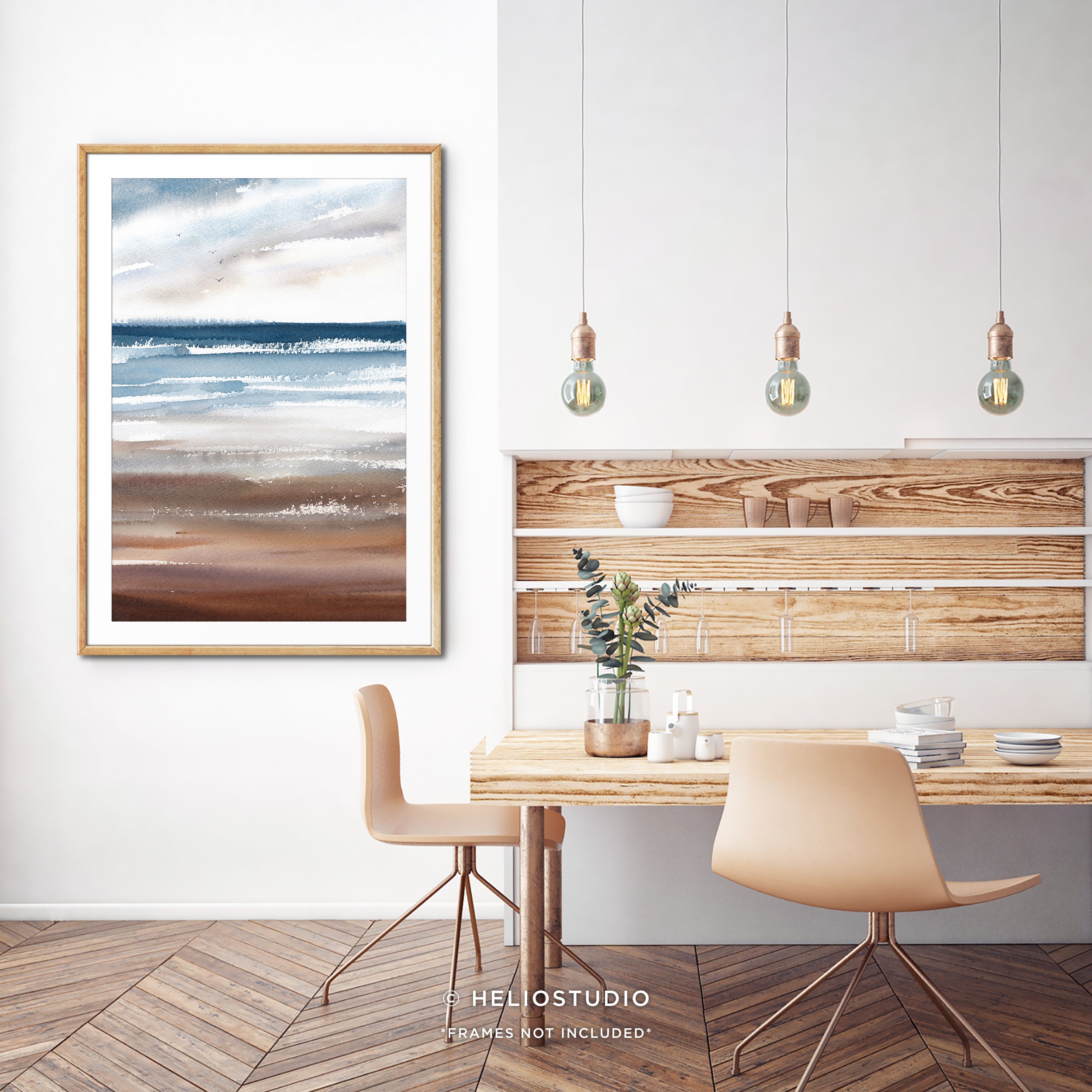 Abstract Coastal Landscape – Art Print
