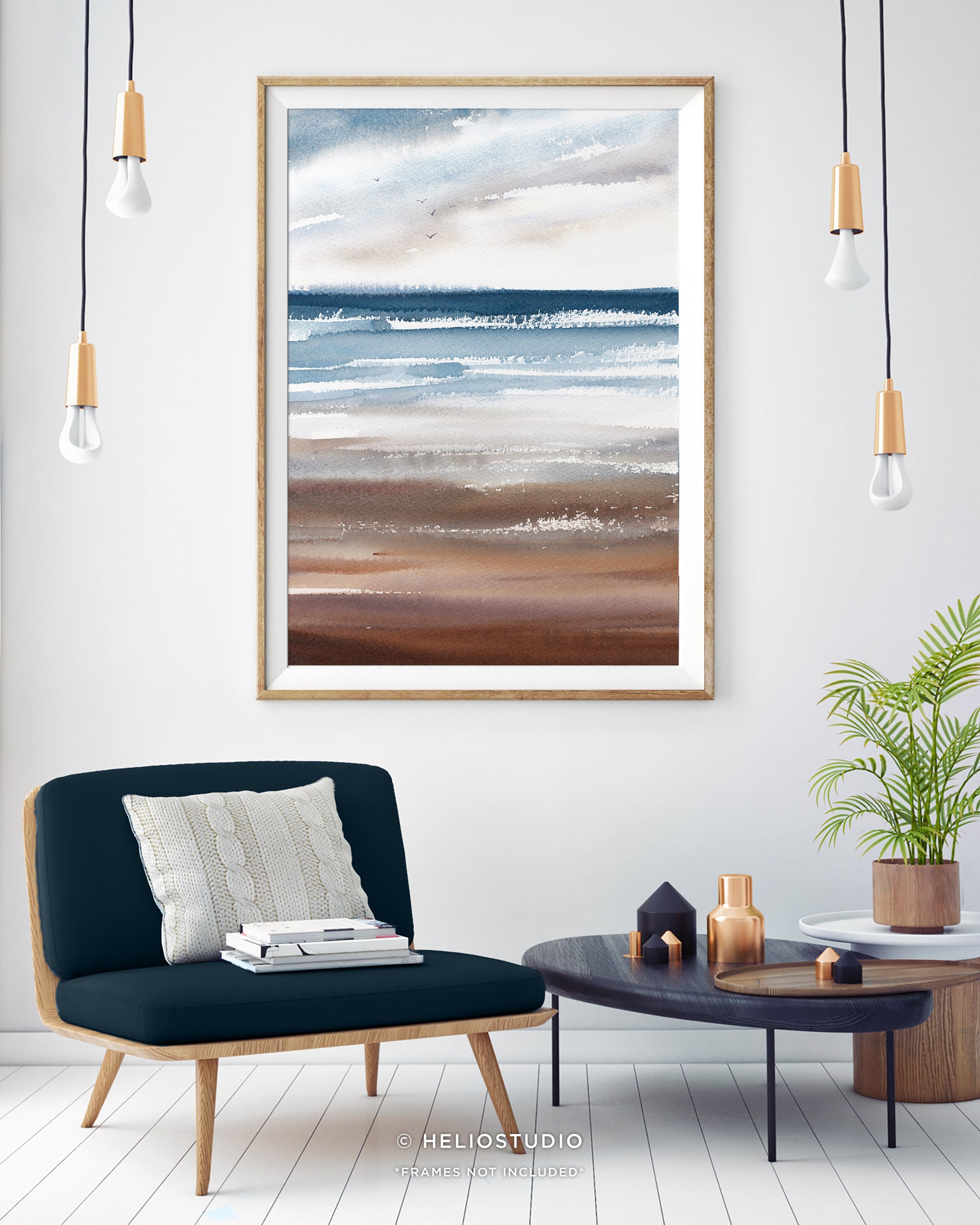Abstract Coastal Landscape – Art Print
