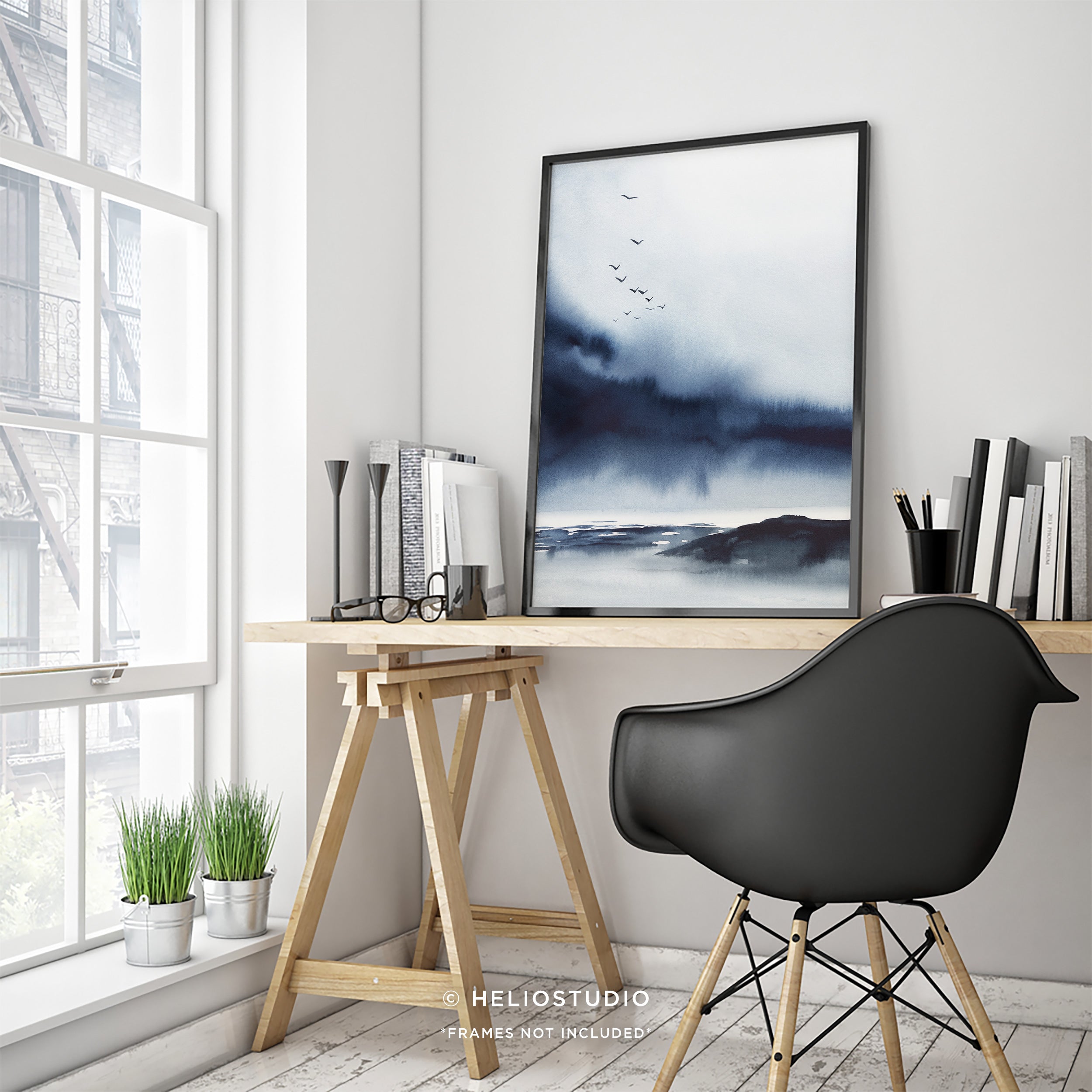 Stormy Beach – Art Print