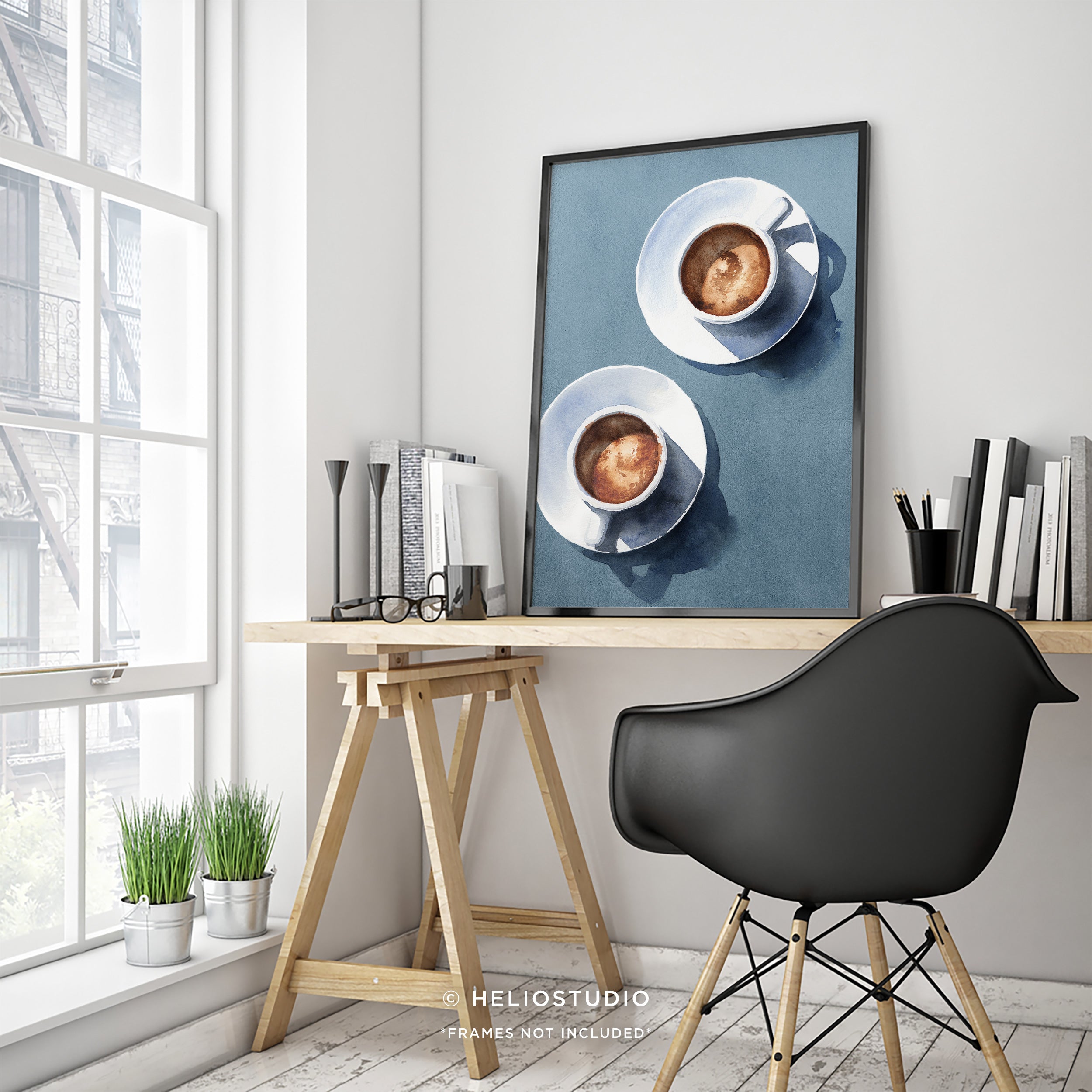 Coffee and Conversation – Art Print