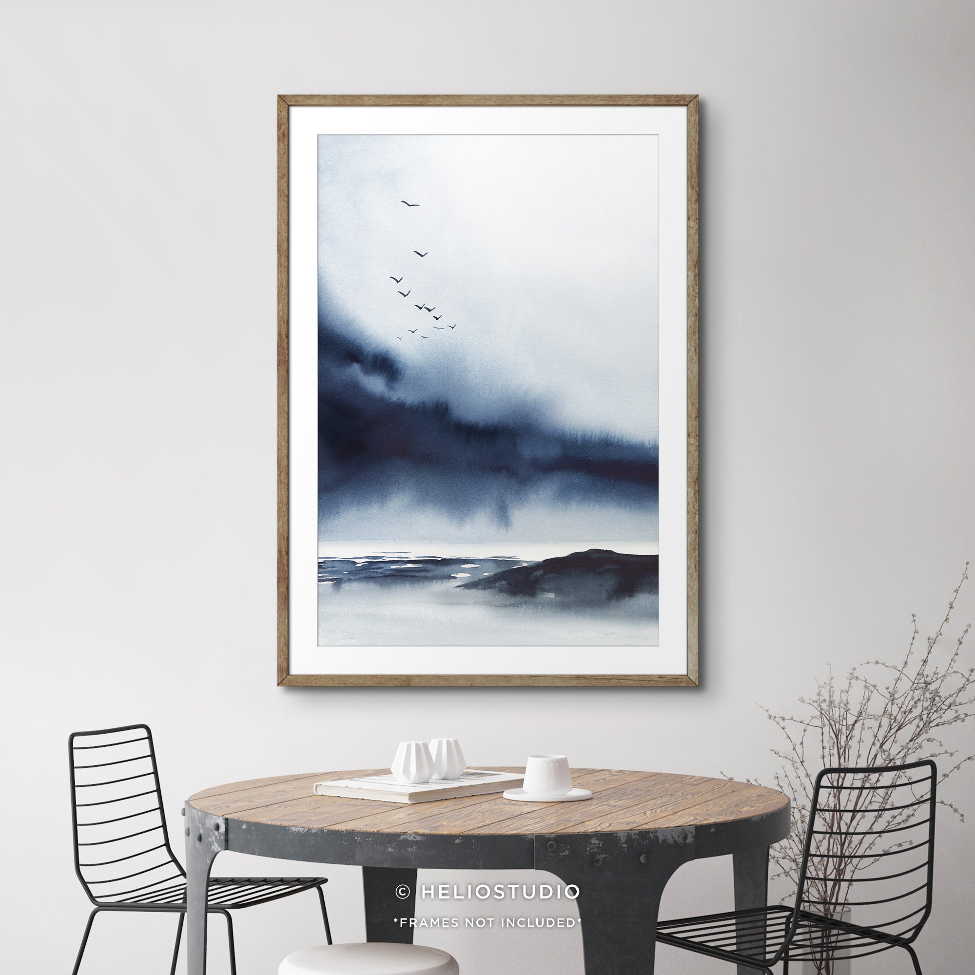 Stormy Beach – Art Print