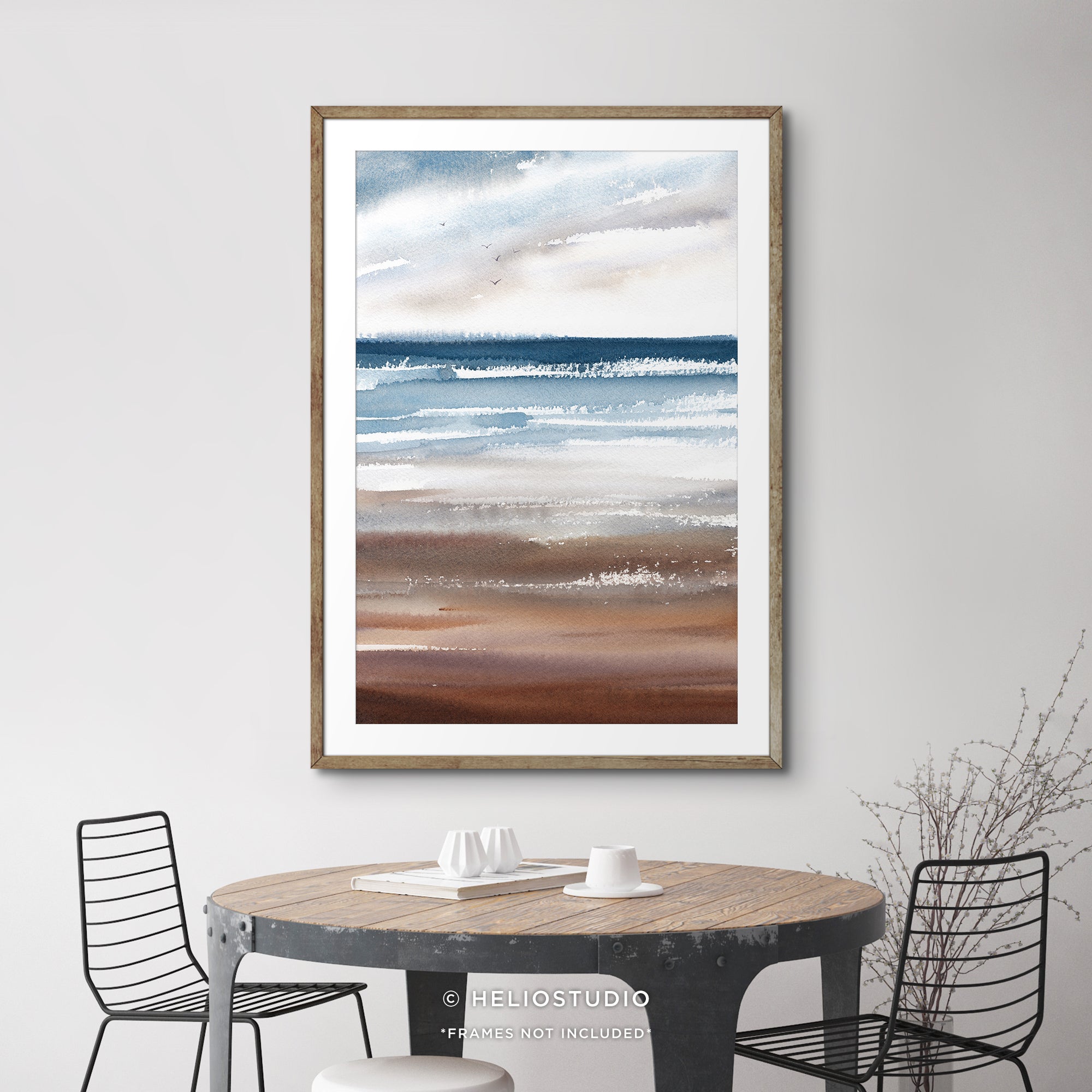 Abstract Coastal Landscape – Art Print