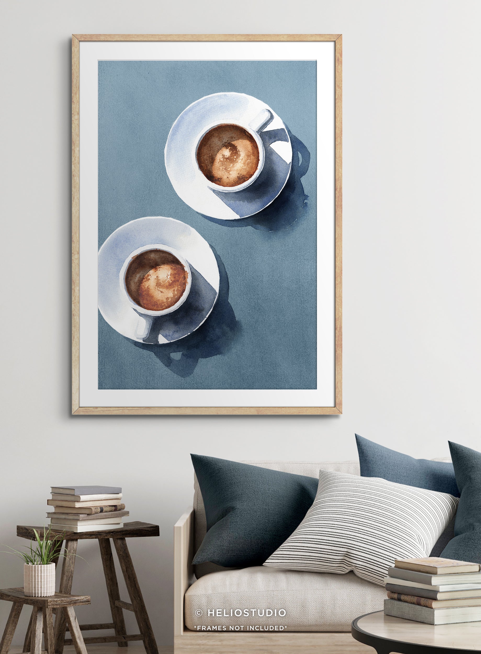 Coffee and Conversation – Art Print