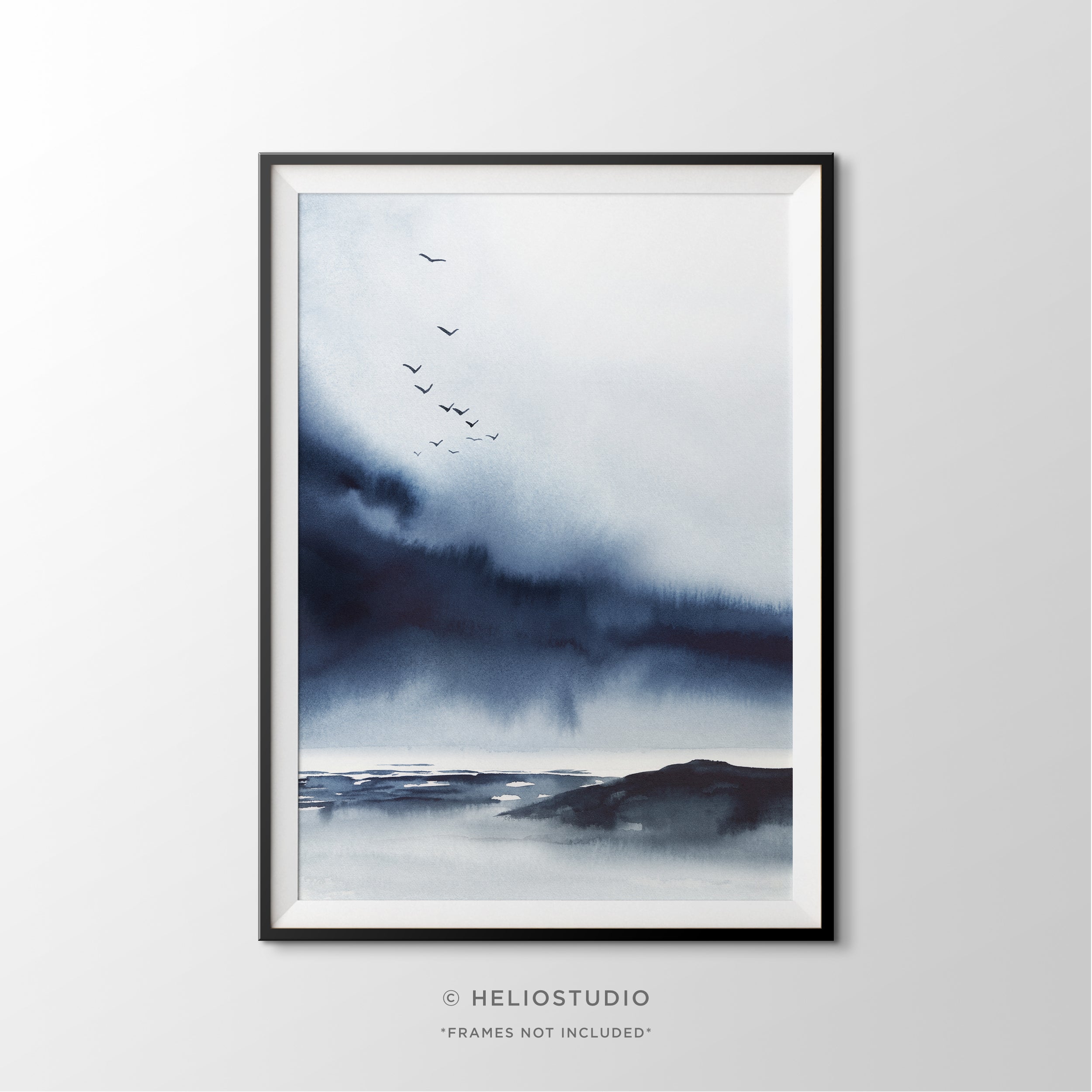 Stormy Beach – Art Print