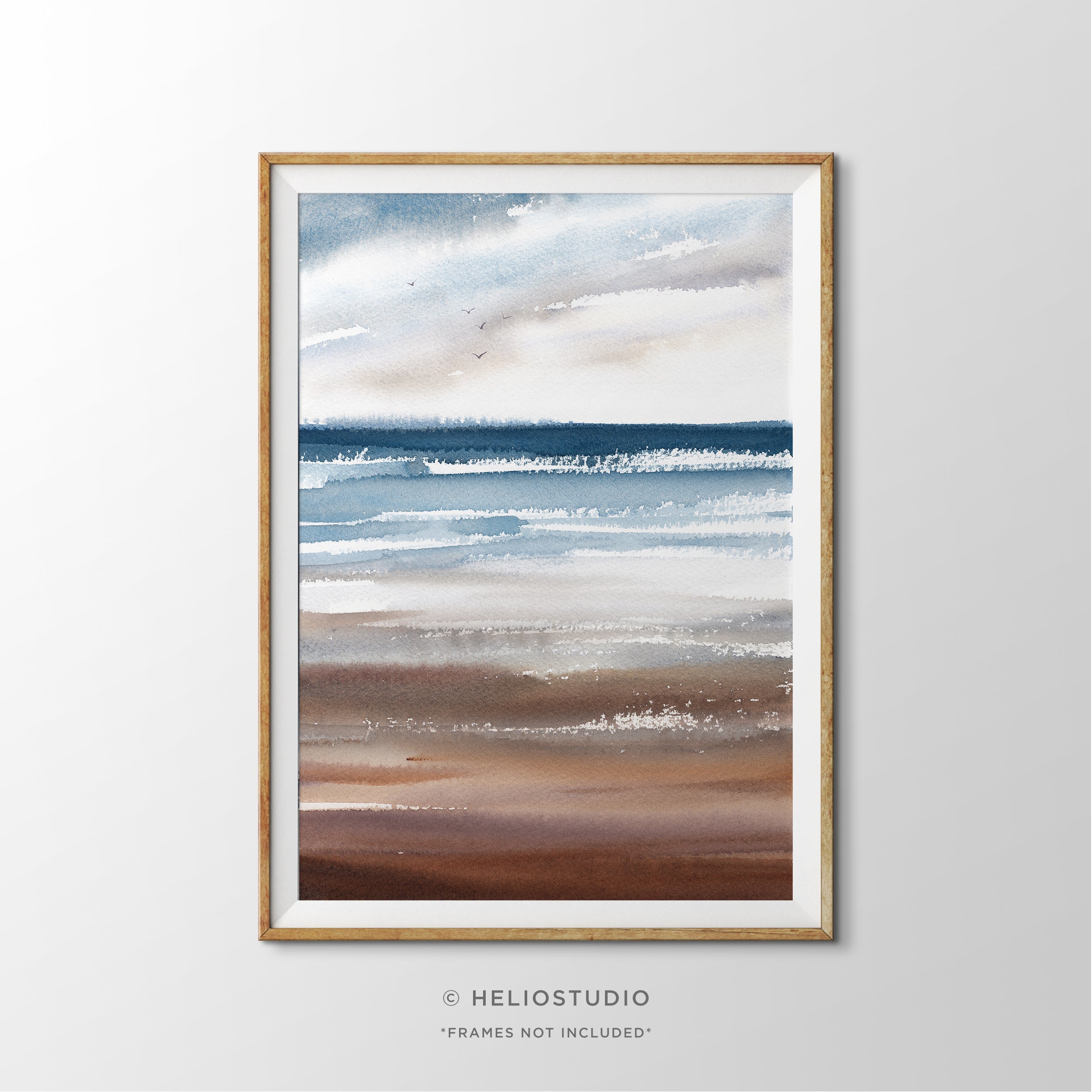 Abstract Coastal Landscape – Art Print
