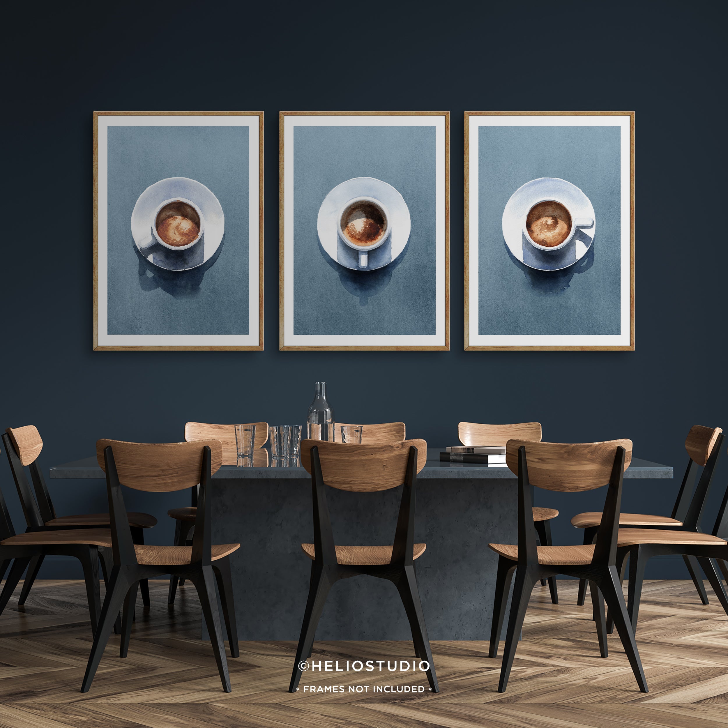 Coffee and Conversation – Three Piece Wall Art