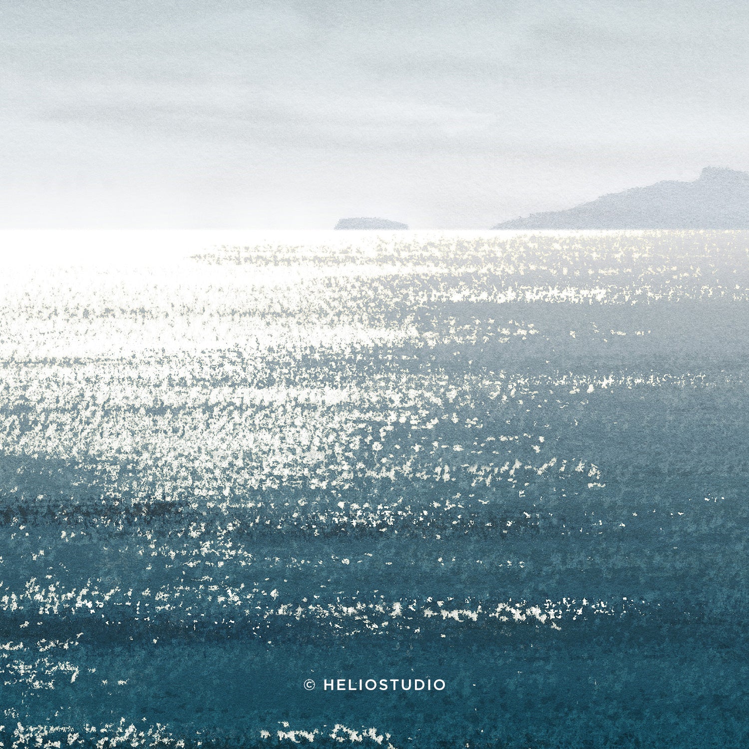 Shimmer Bay – Panoramic Art Print