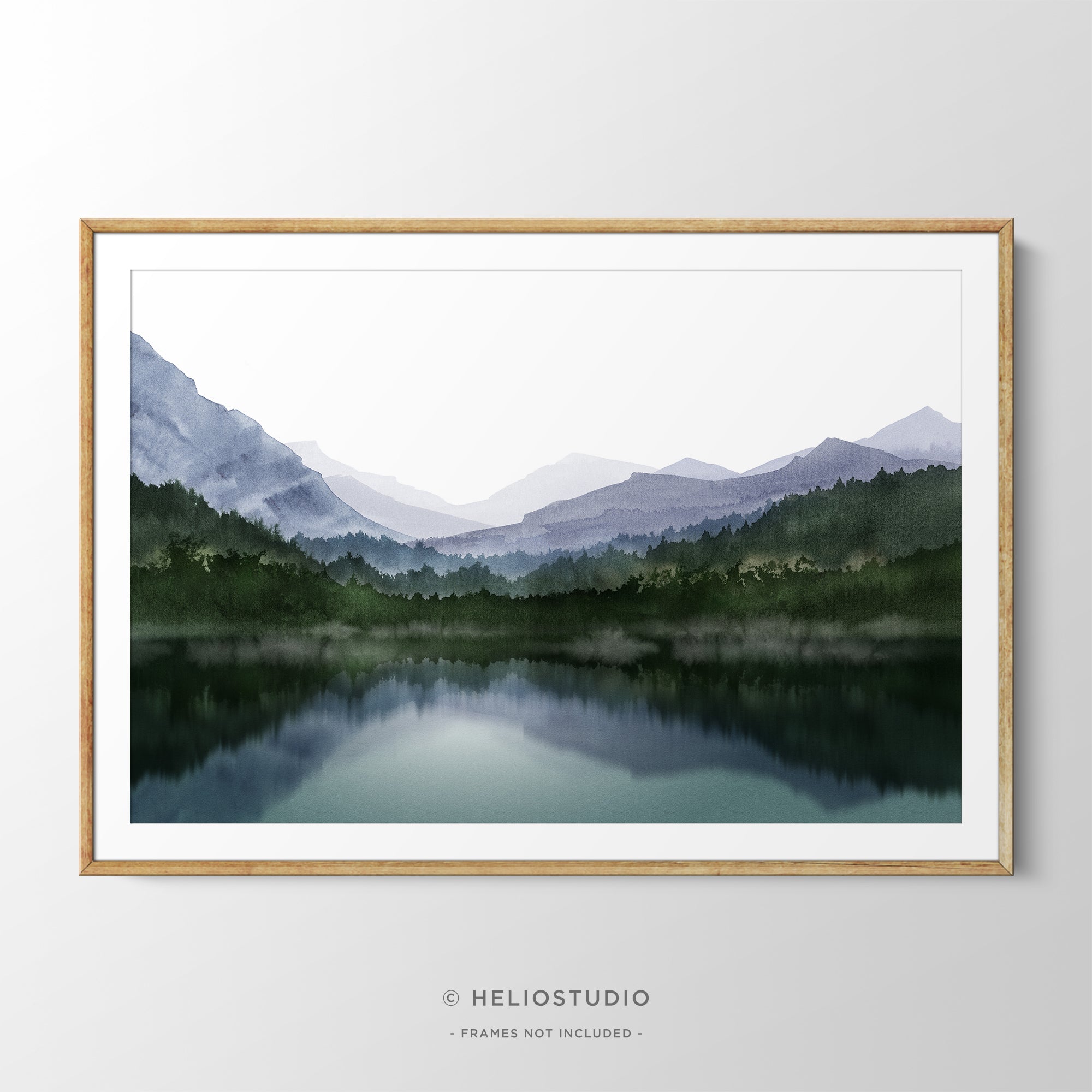 Mountain Lake Reflection – Art Print
