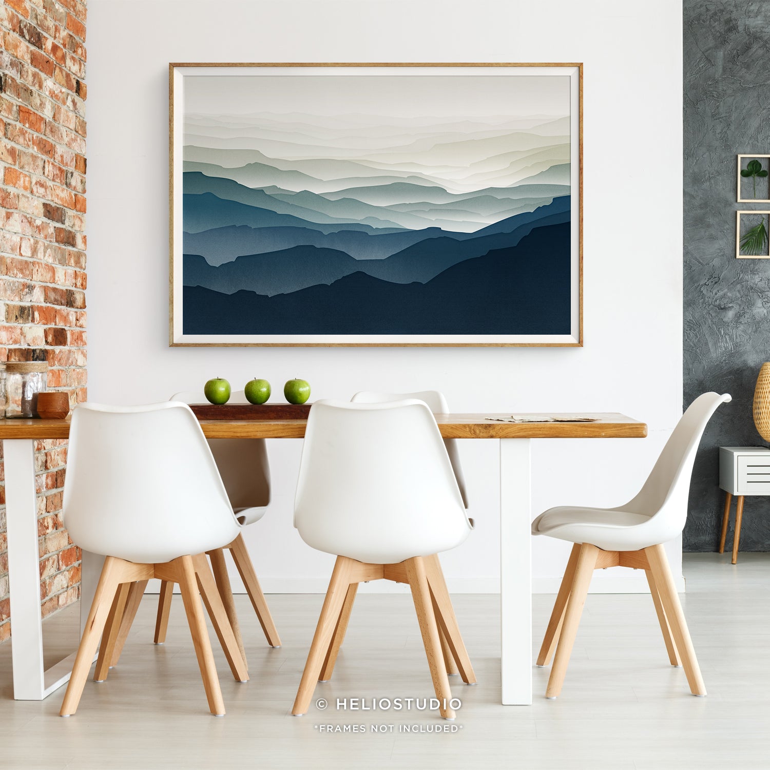 MidCentury Blue Mountain – Art Print