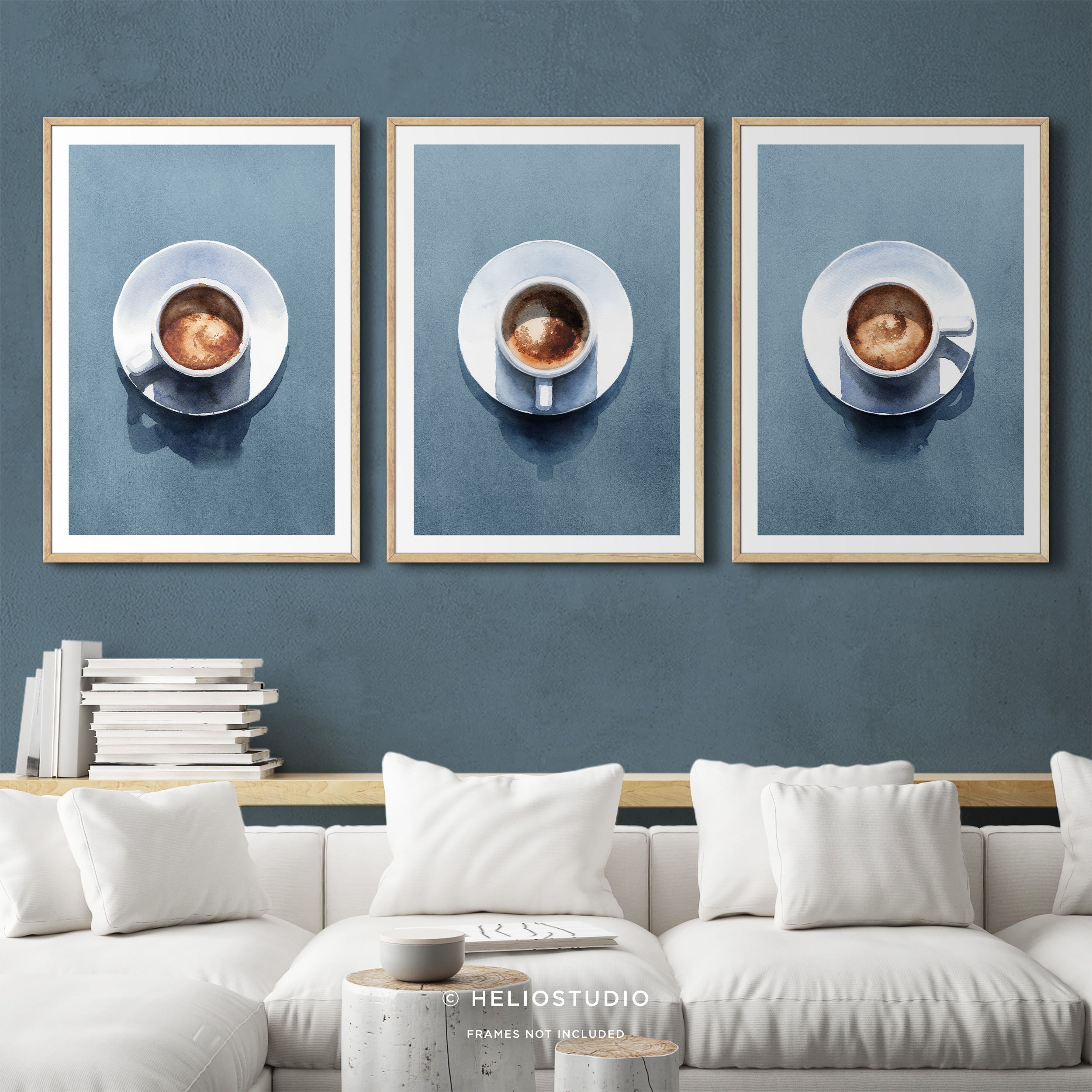 Coffee and Conversation – Three Piece Wall Art