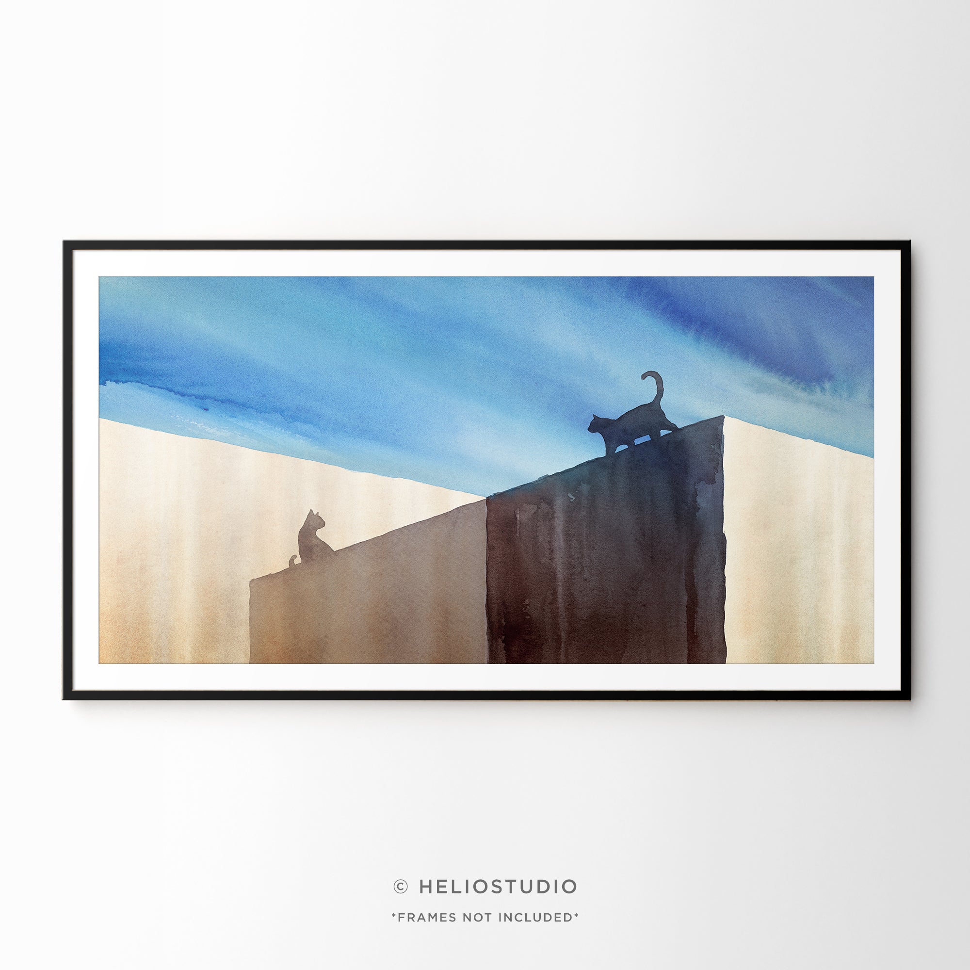 Shadow the Cat – Panoramic Art Print