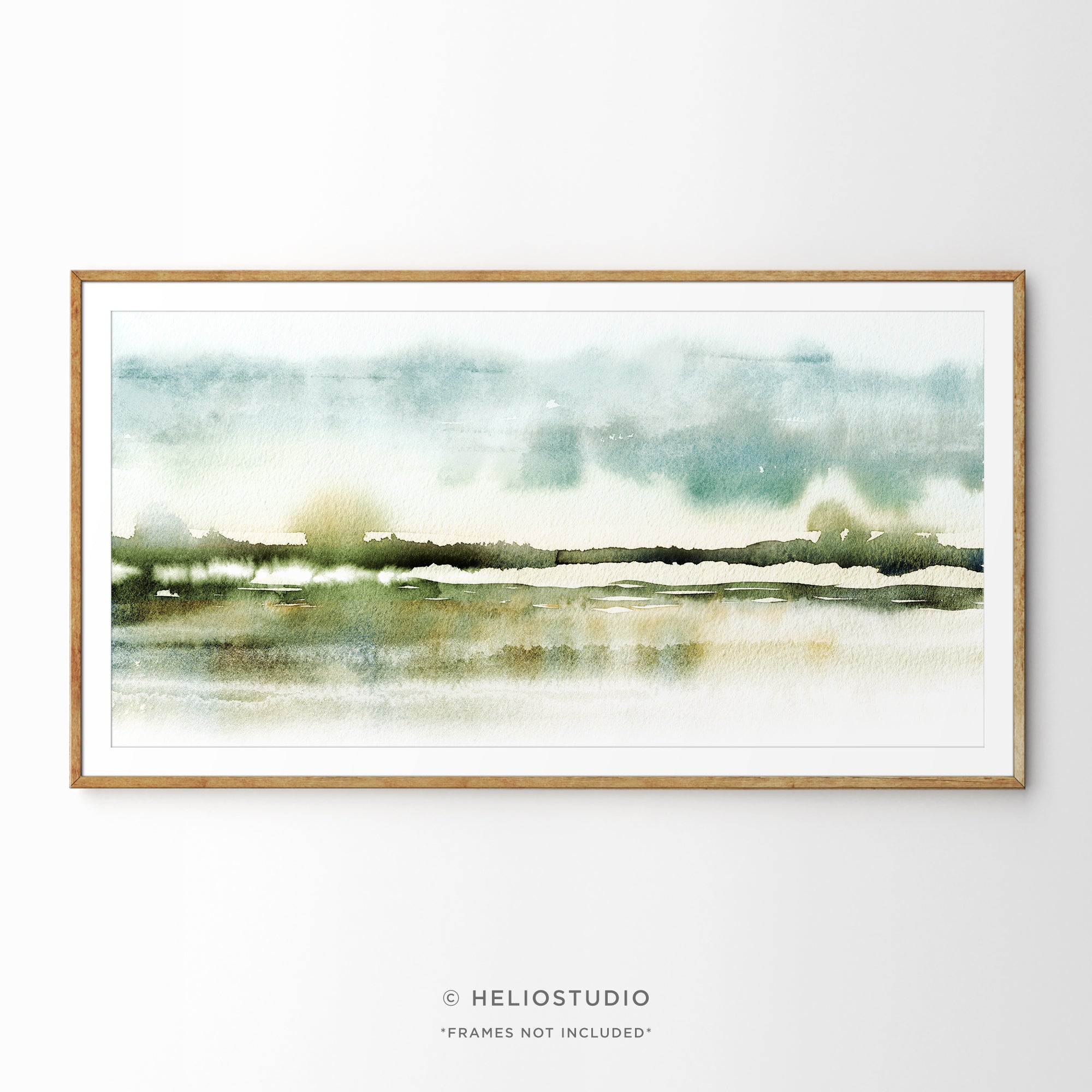 Abstract Summer Savannah – Panoramic Art Print