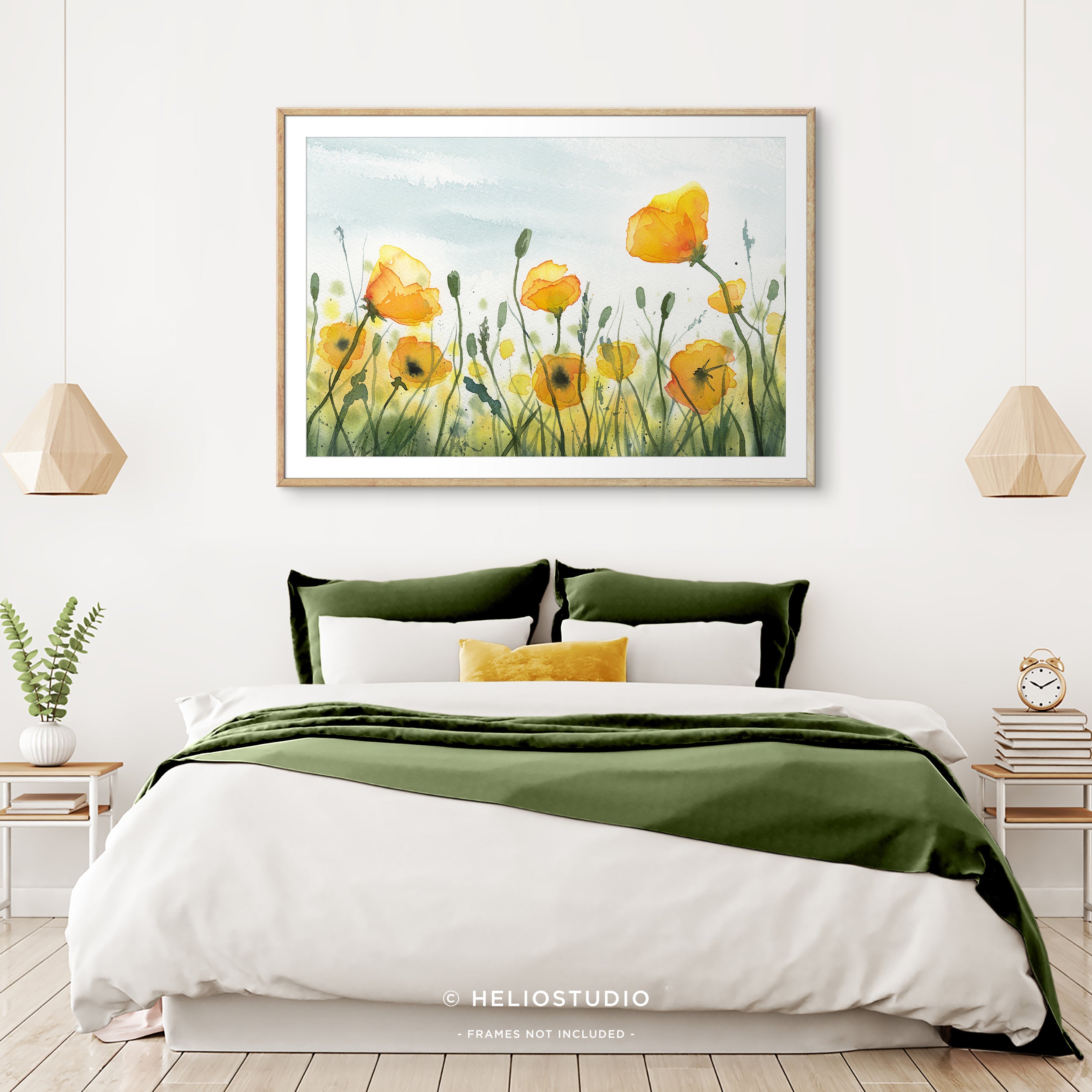 Yellow Poppy Meadow – Art Print