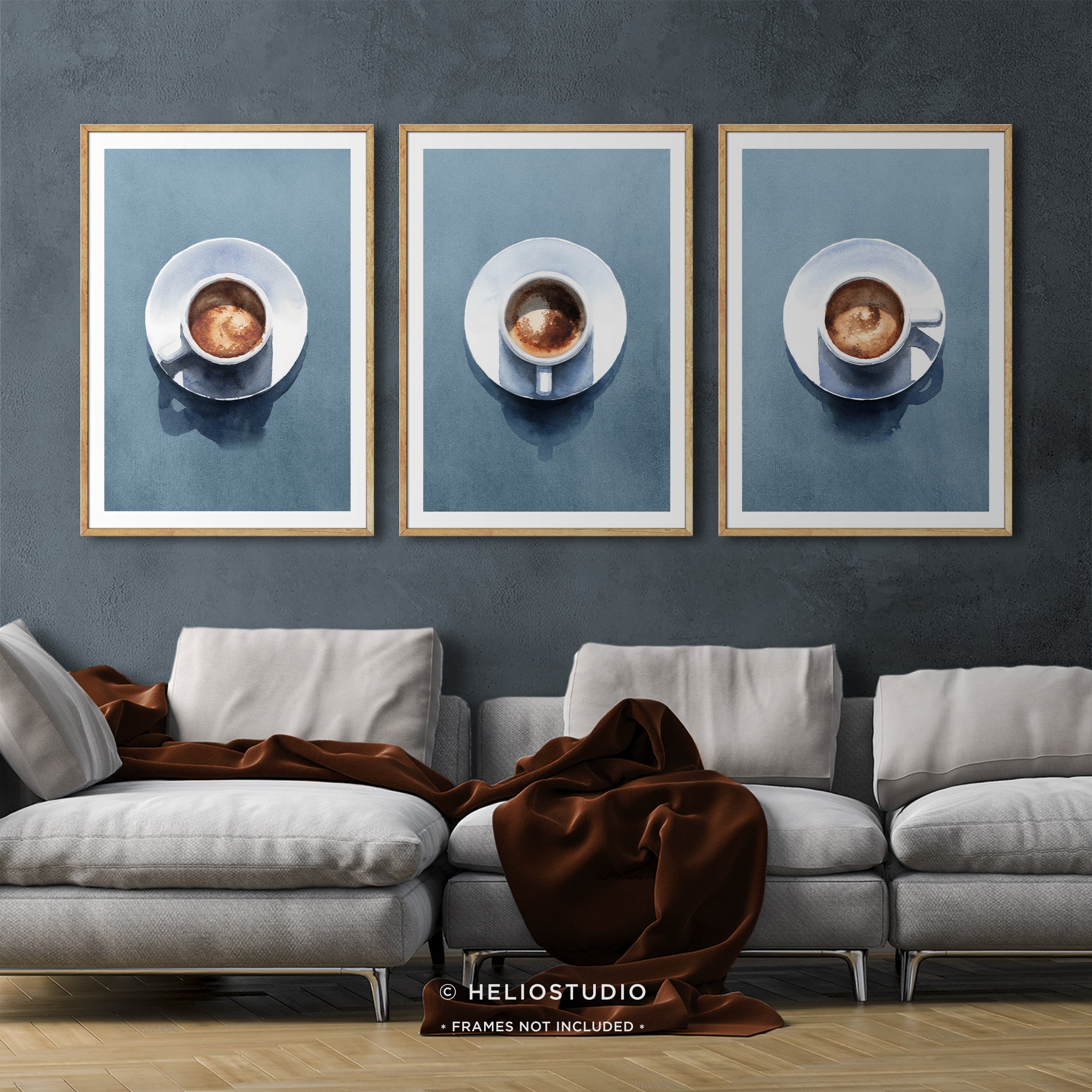 Coffee and Conversation – Three Piece Wall Art