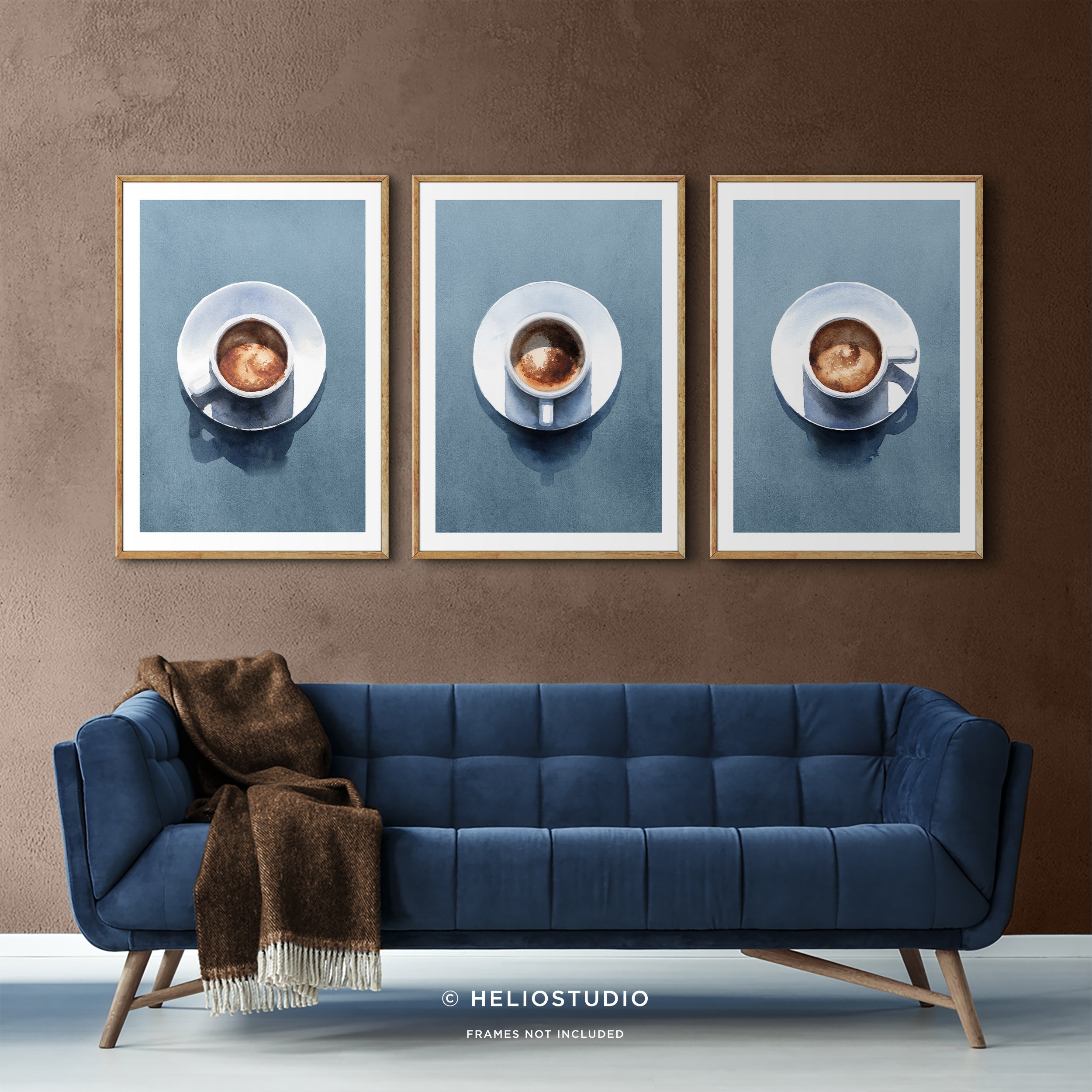 Coffee and Conversation – Three Piece Wall Art
