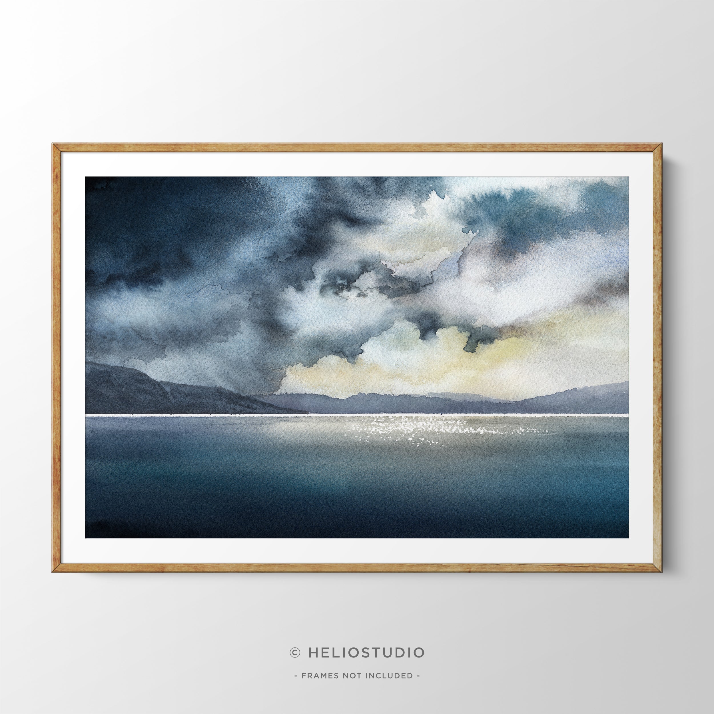 Stormy Coastal Cloudscape – Art Print
